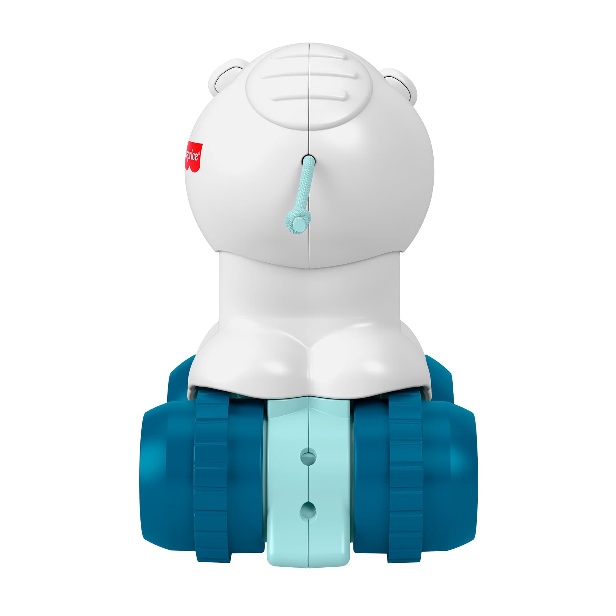 Produktbild Fisher-Price Eisbär zum Hinterherkrabbeln, Aktivitätskrabbelspielzeug für Babys mit sensorischen Details 4 von 6