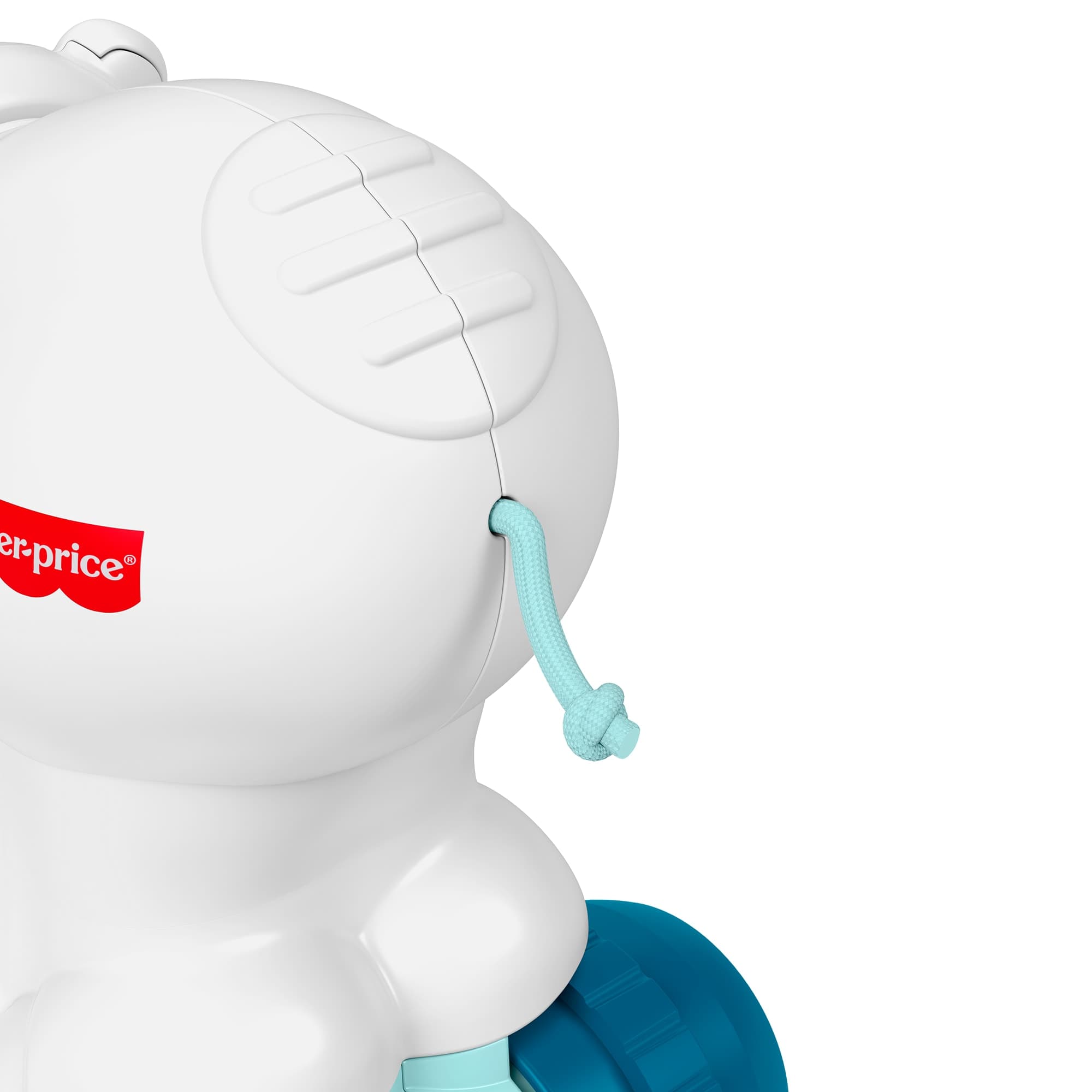 Produktbild Fisher-Price Eisbär zum Hinterherkrabbeln, Aktivitätskrabbelspielzeug für Babys mit sensorischen Details 3 von 6