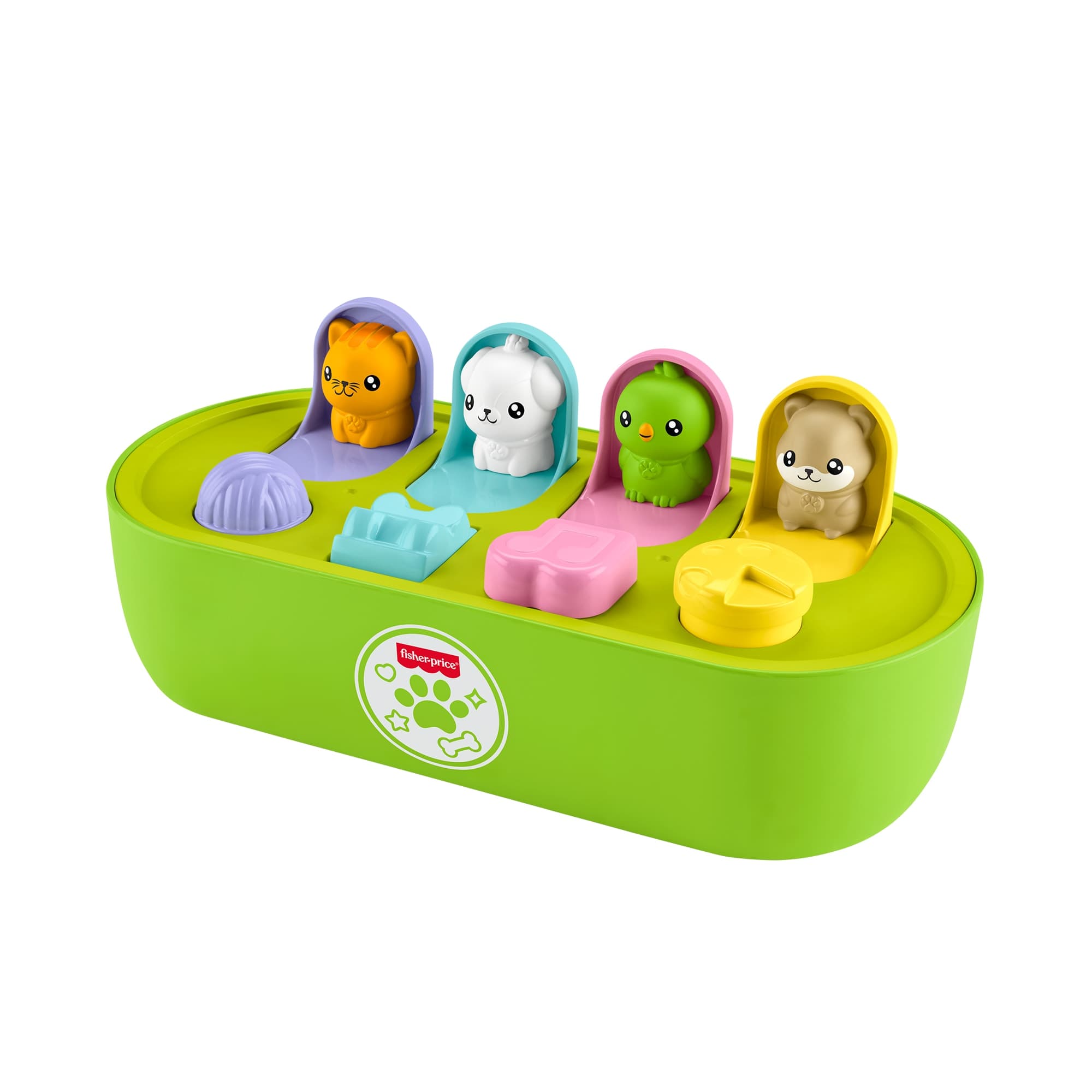 Produktbild Fisher-Price FP Pets Pop-up-Aktivitätsspielzeug für Feinmotorik, entwicklungsförderndes Spiel für Babys 2 von 6