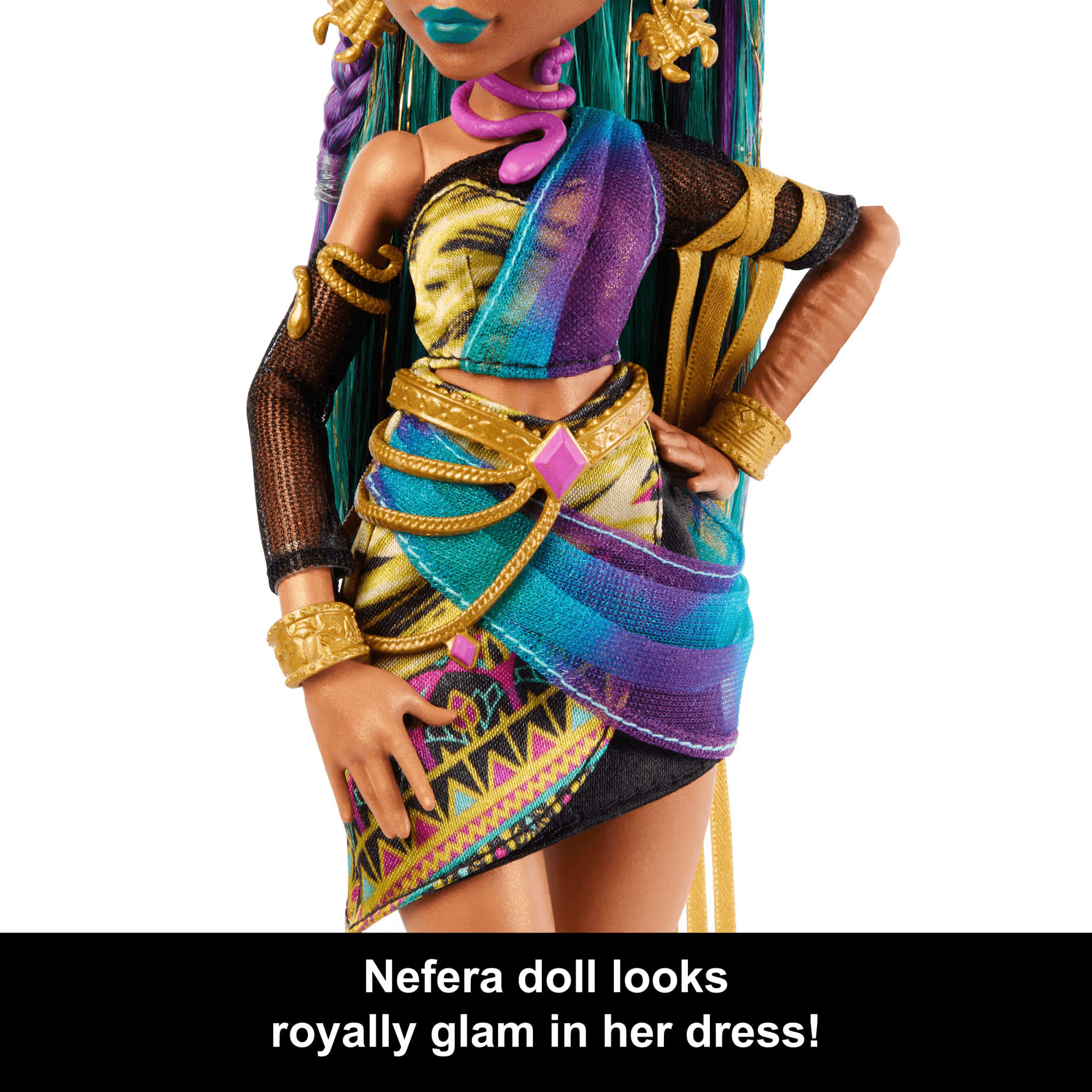 Produktbild Monster High Nefera de Nile Puppe – Königlich, gruselig, glamourös! 5 von 6