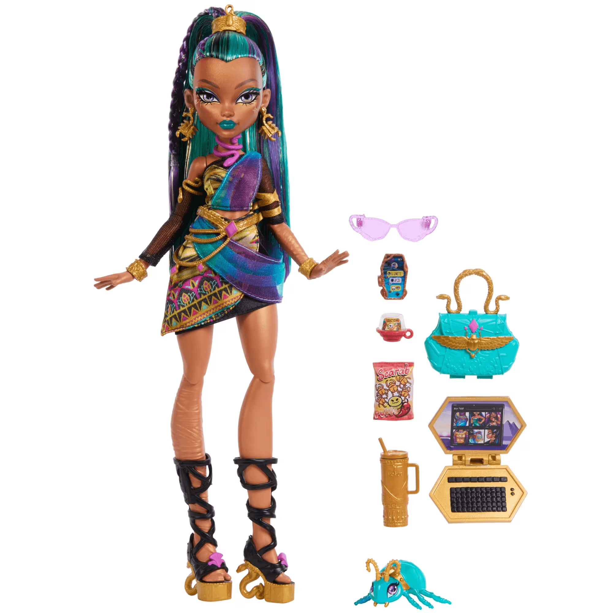 Produktbild Monster High Nefera de Nile Puppe – Königlich, gruselig, glamourös! 2 von 6