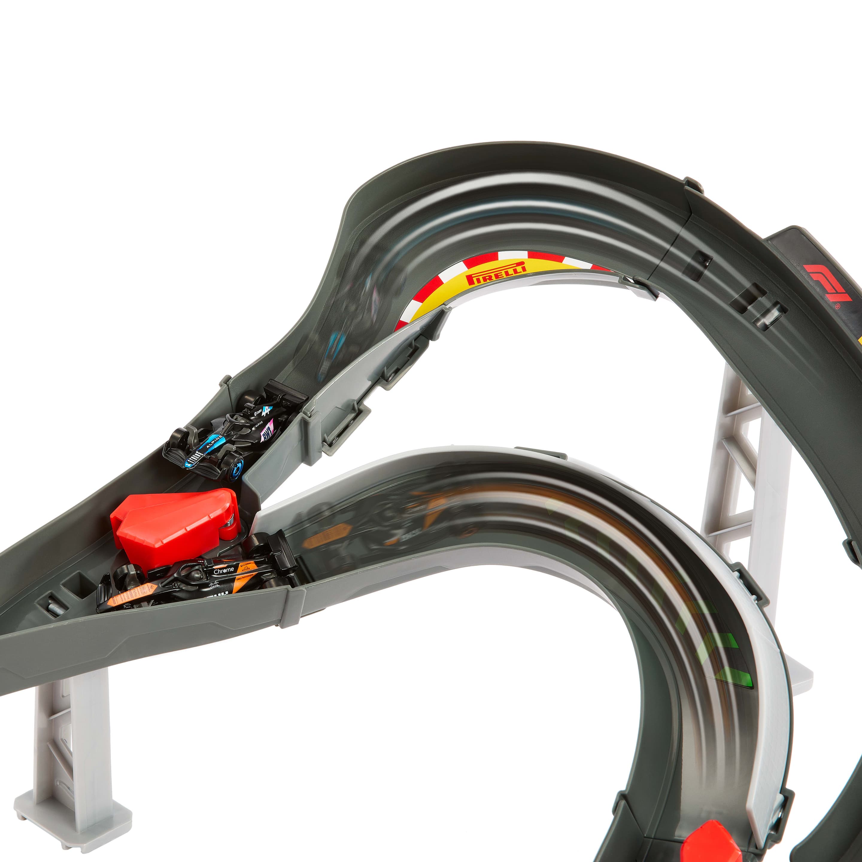 Produktbild Hot Wheels Racing Formel 1® Rennstrecke-Trackset mit 3 Die-Cast Spielzeugautos im Maßstab 1:64 3 von 6