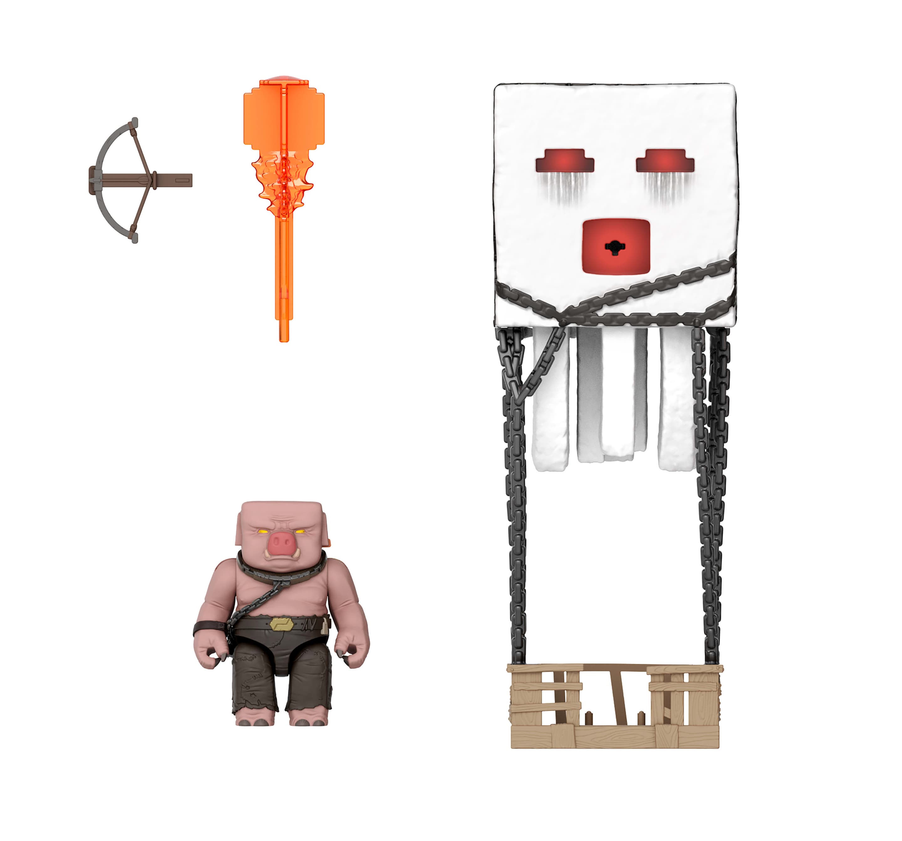 Produktbild Minecraft Ghast mit Feuerattacke Actionfigur-Set mit Lichteffekten, Geräuschen und mehr, vom Film inspiriert 2 von 6