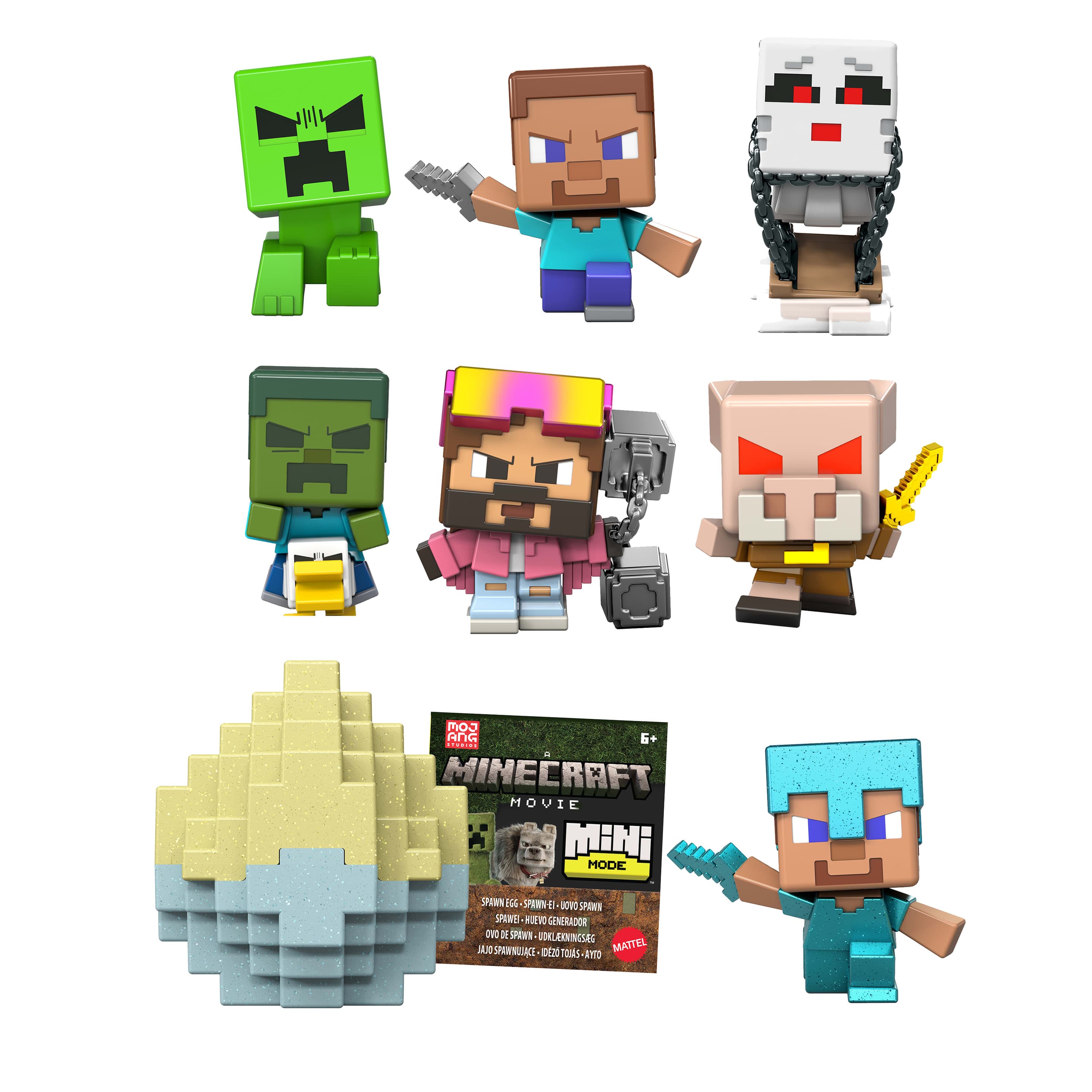 Minecraft Mini Mode Spawn-Ei Sortiment, sortiert, 1 Stück
