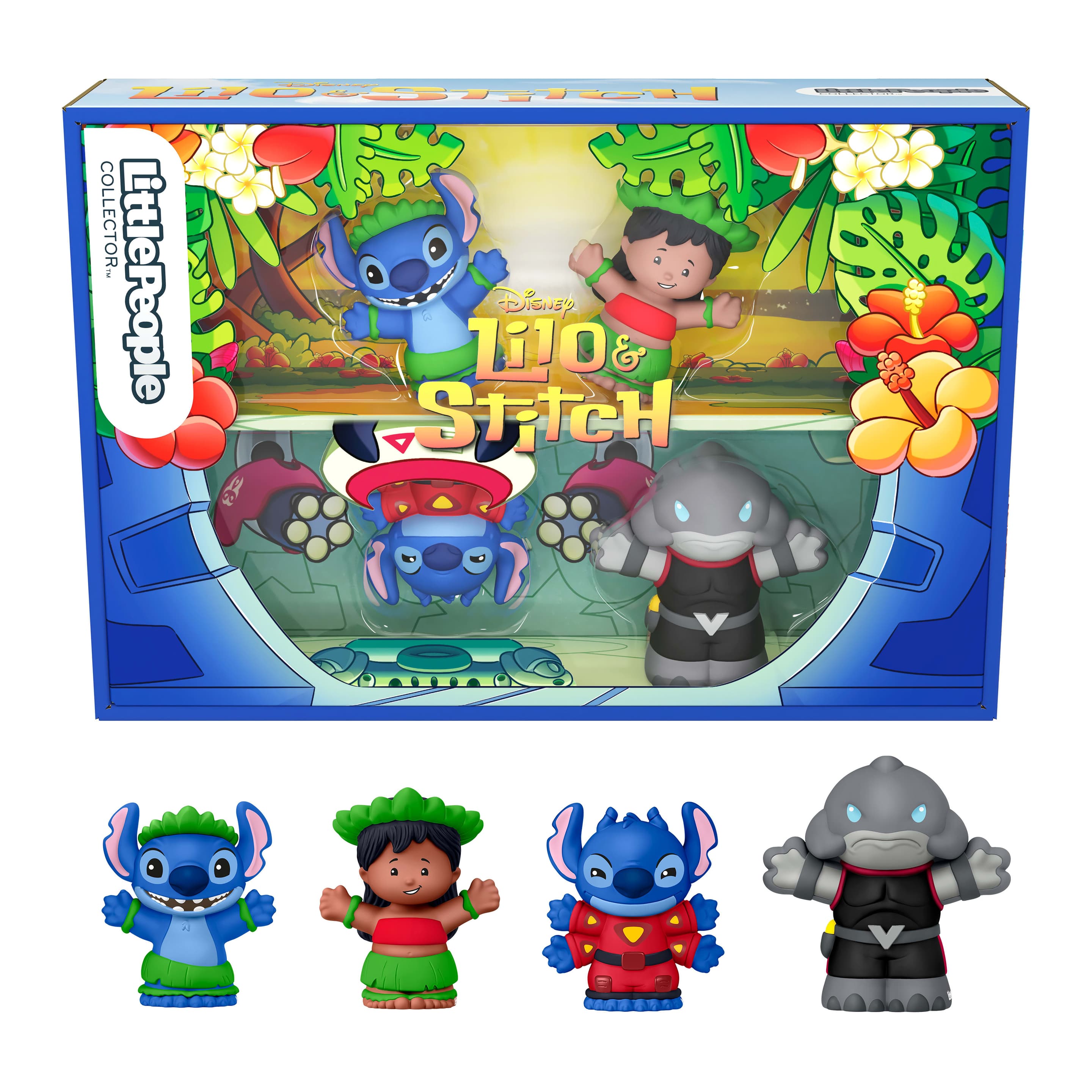 Little People Collector Disney Lilo und Stitch Sondereditionsset für Erwachsene und Fans, 4 Figuren