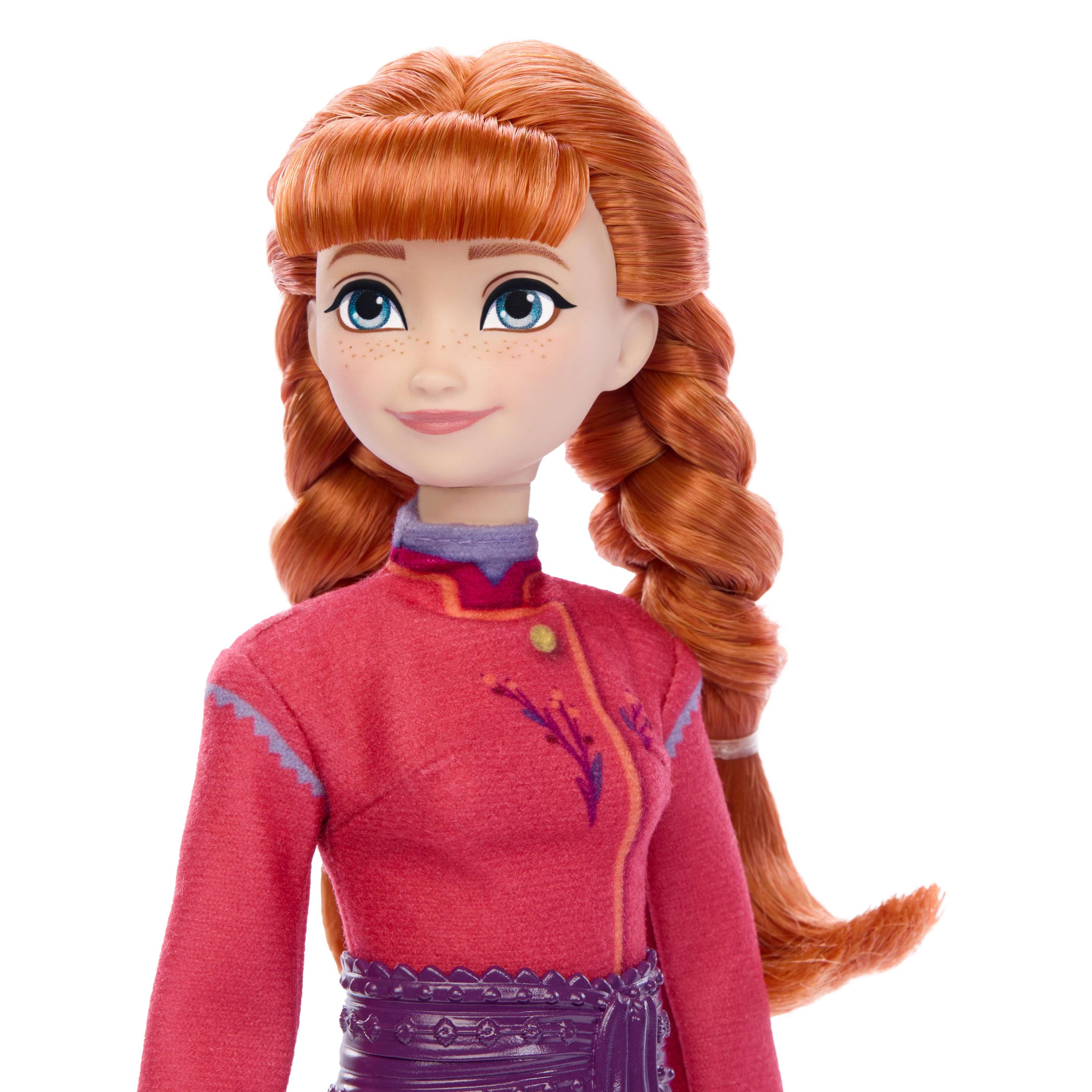 Produktbild Disney Die Eiskönigin Anna-Modepuppe und Wolfsjunges-Figur mit 4 Pflegezubehörteilen, vom Film inspiriert 6 von 6