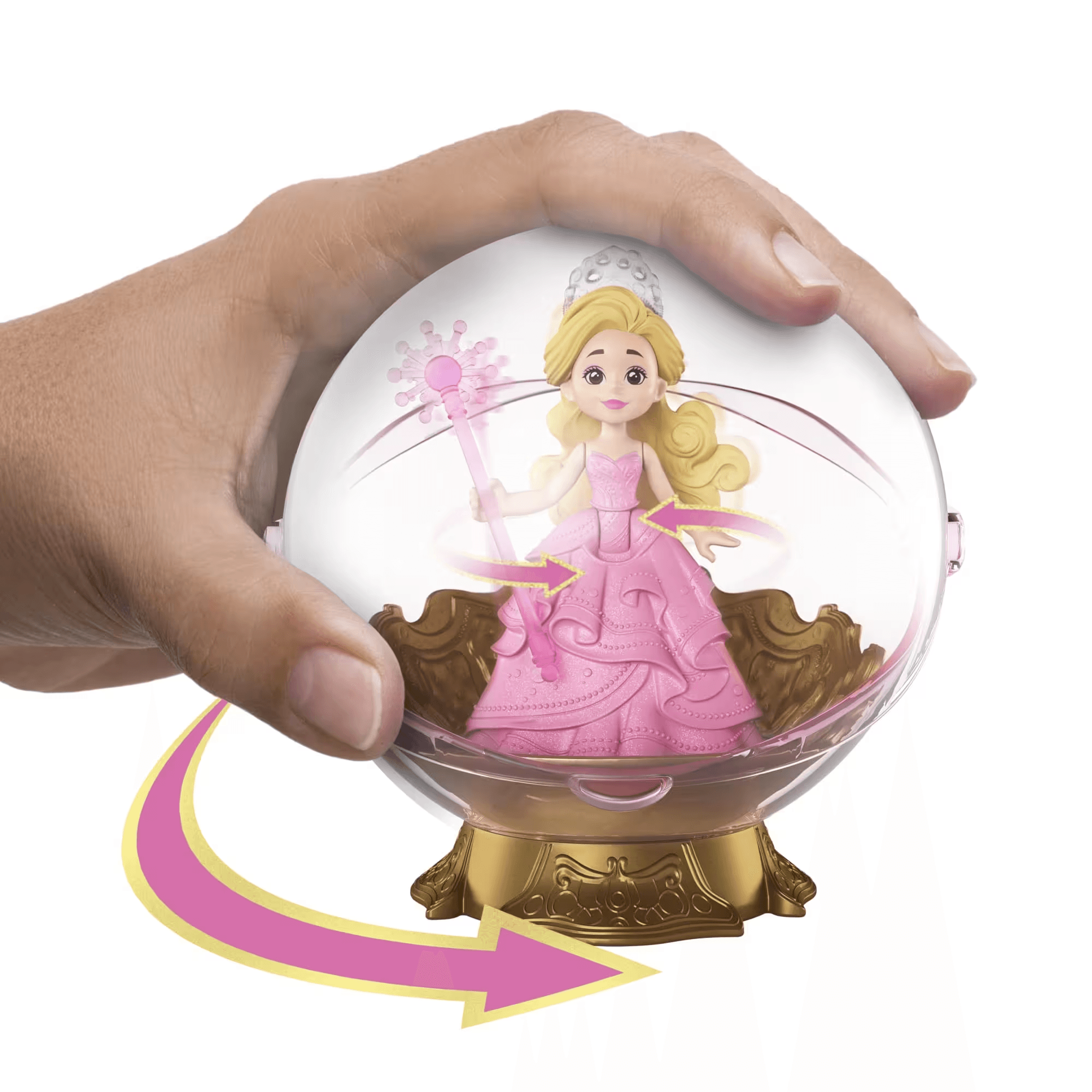 Produktbild Universal Pictures Wicked™ – Glindas schwebende Blase – Spielset mit Glinda-Puppe 5 von 6