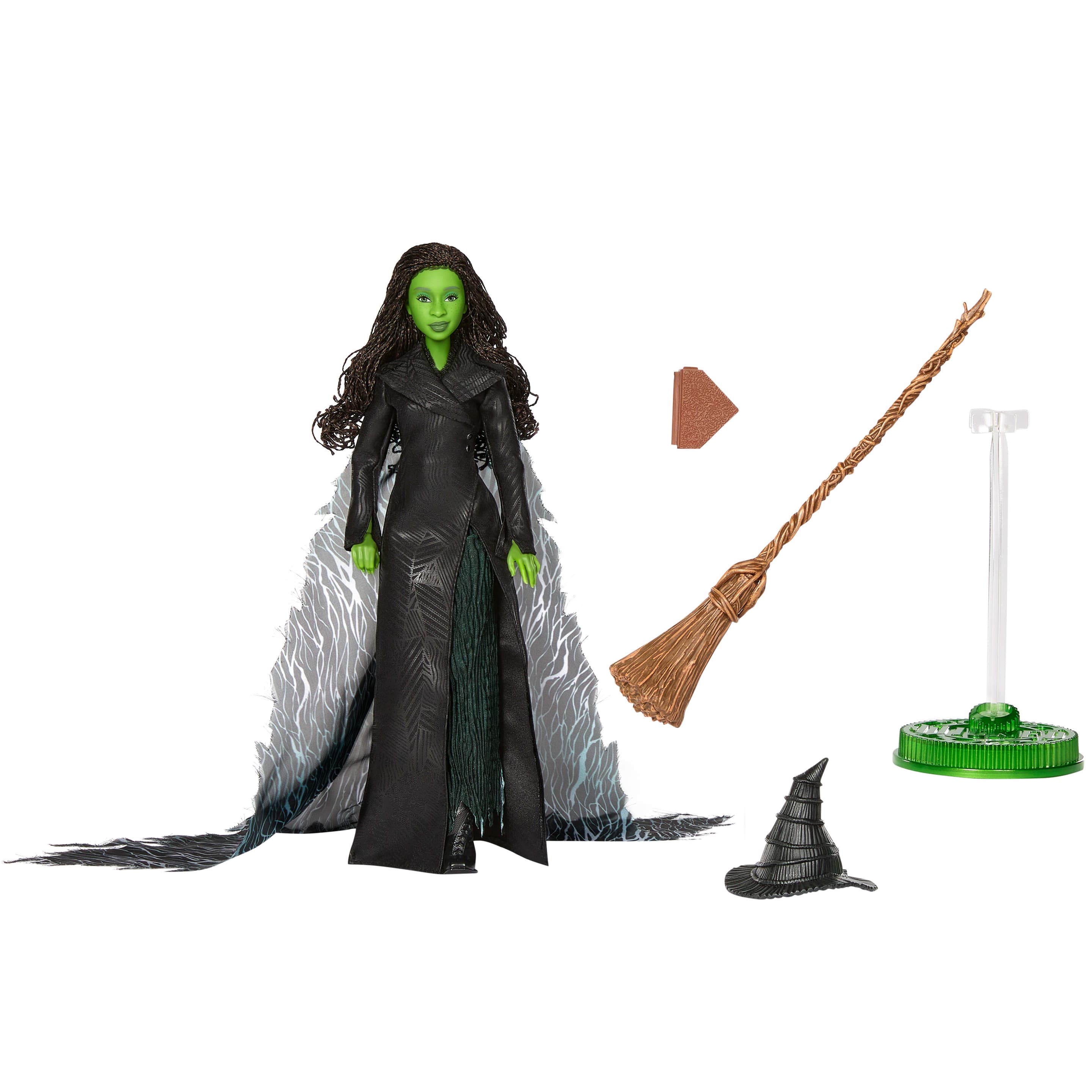 Produktbild Wicked: For Good von Universal Pictures Elphaba-Puppe mit filmgetreuem Outfit und 4 Accessoires 4 von 6