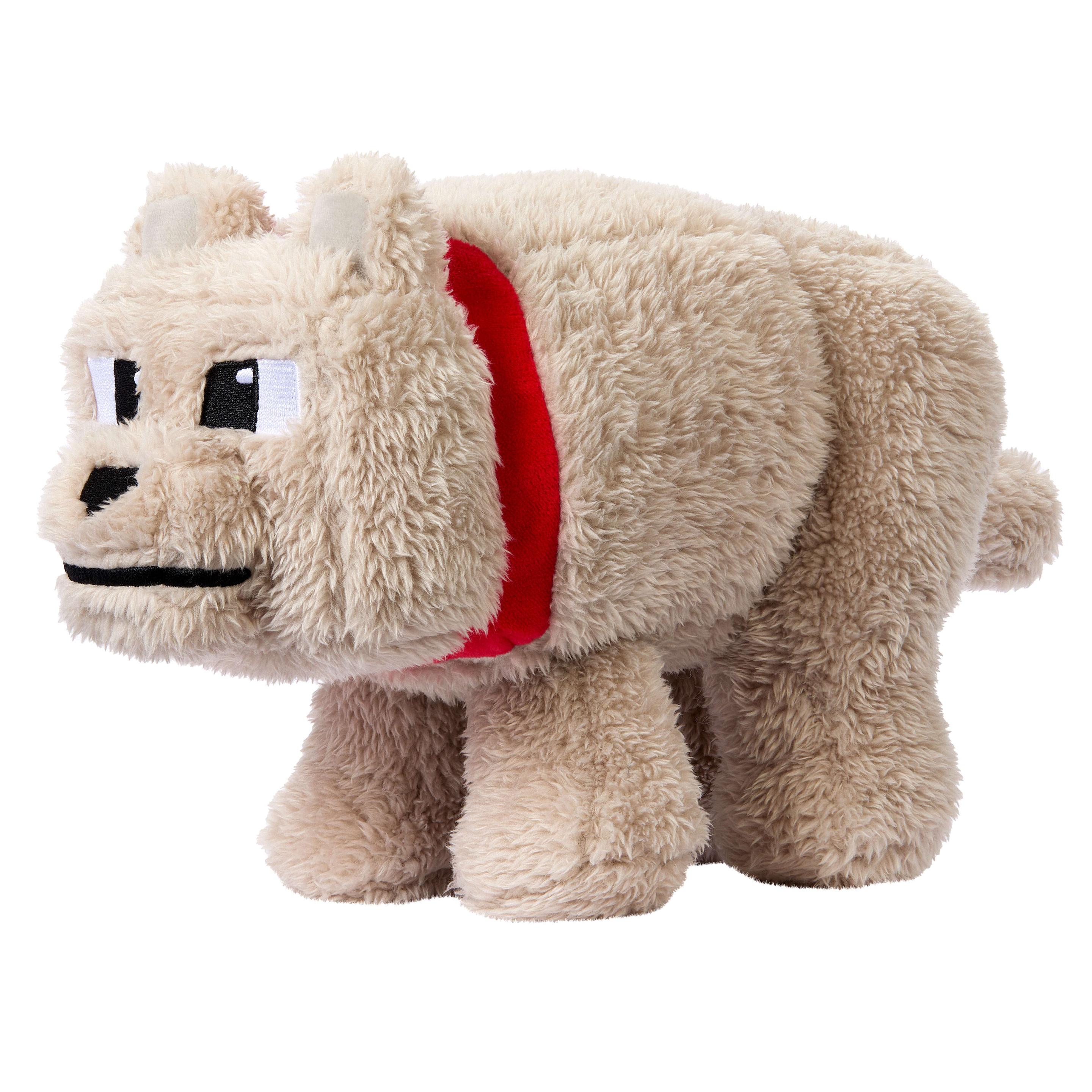 Produktbild Minecraft Dennis der Wolf Plüschspielzeug, weiche Sammelpuppe, ca. 20 cm, inspiriert von Ein Minecraft Film 4 von 6