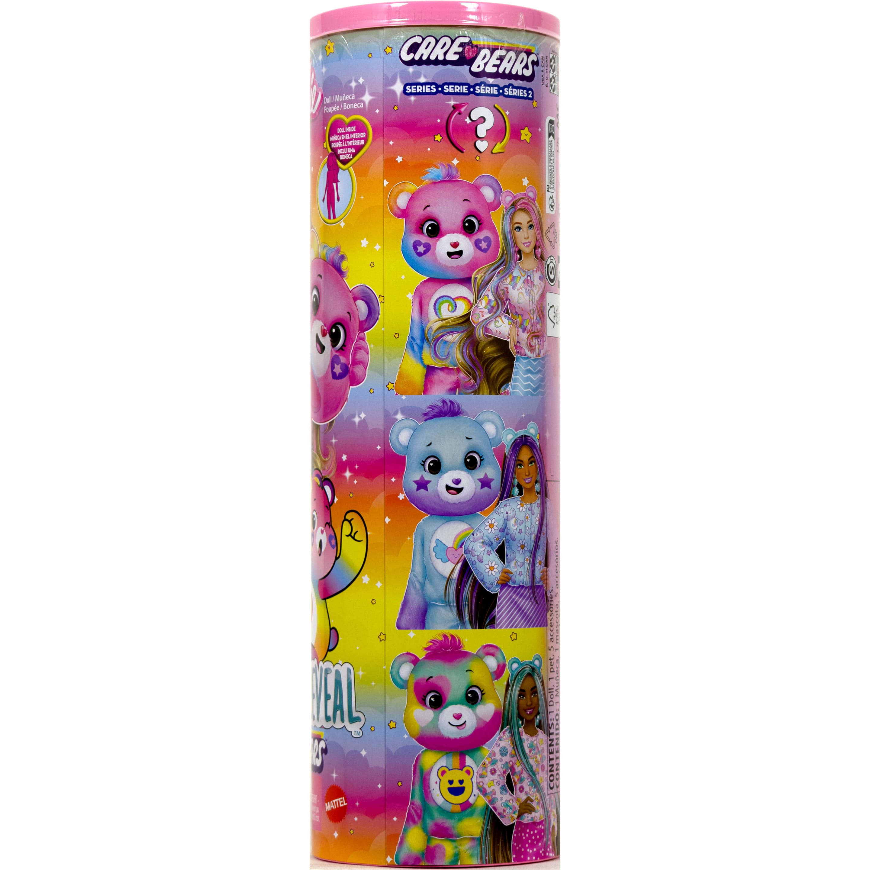 Produktbild Cutie Reveal Barbie-Puppe mit Accessoires, Glücksbärchis-Serie 2, Zusammengehörigkeitsbärchi mit 10 Überraschungen 6 von 6