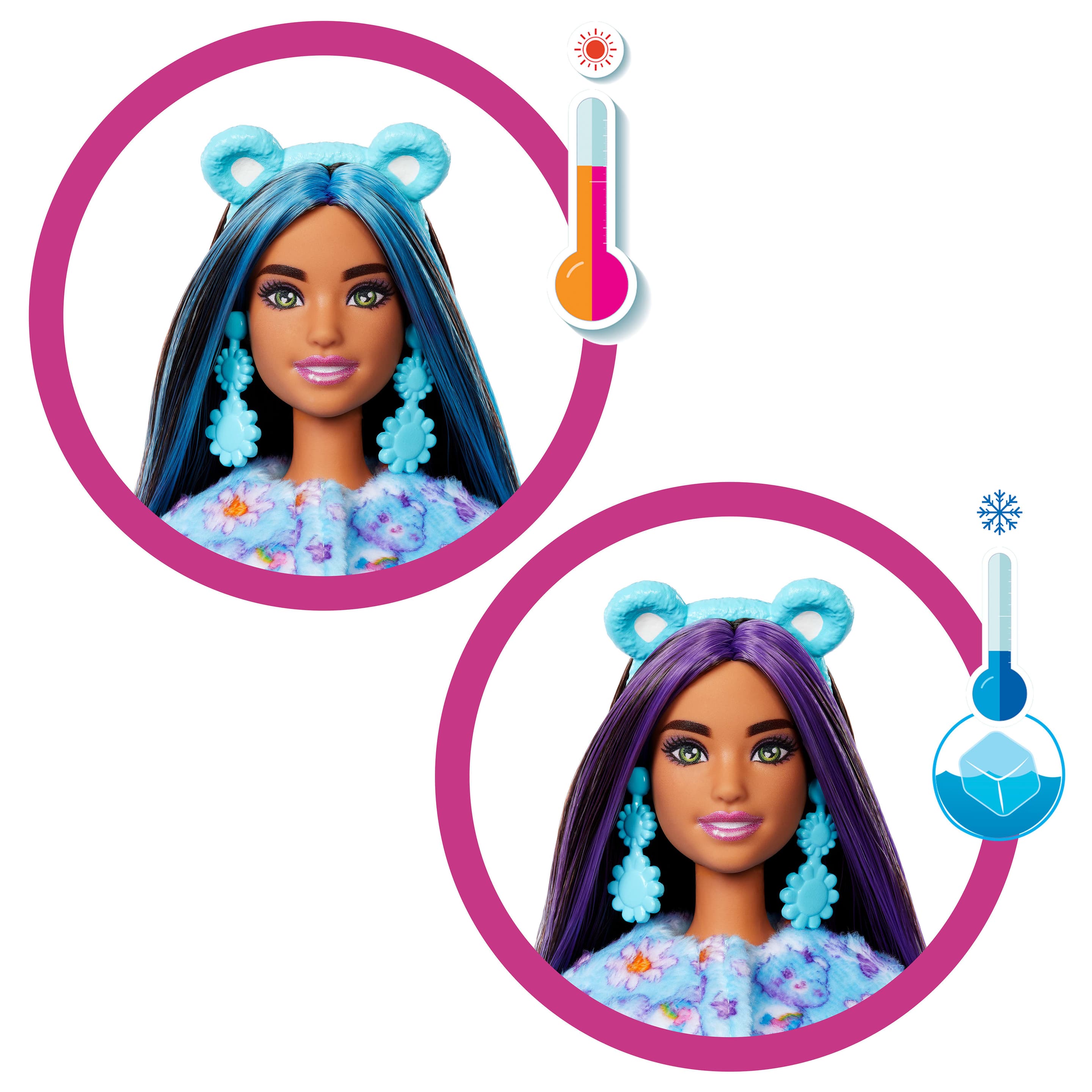 Produktbild Cutie Reveal Barbie-Puppe mit Accessoires, Glücksbärchis-Serie 2, Dream-Bright-Bärchi mit 10 Überraschungen 5 von 5