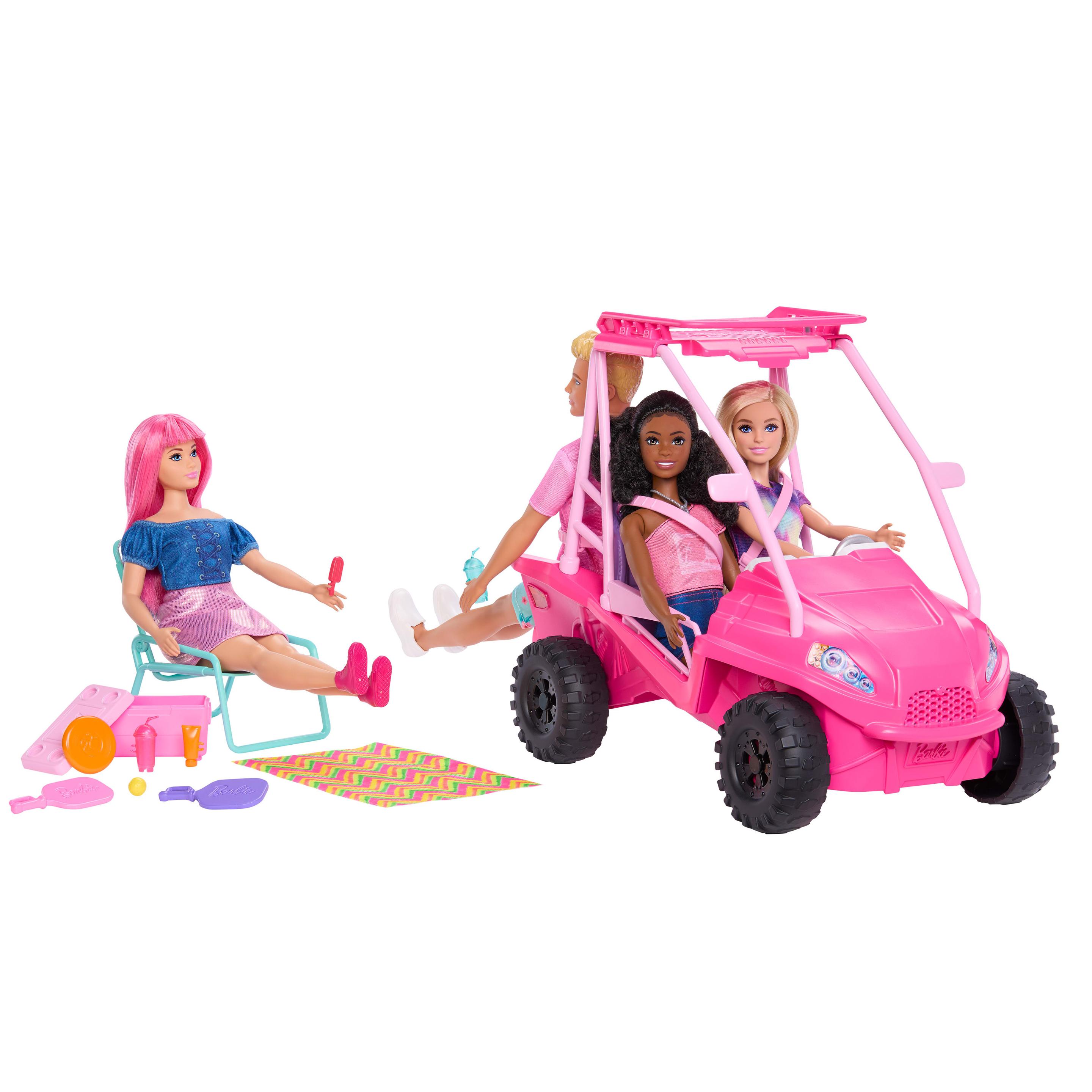 Produktbild Barbie Mysteries: Beach Detectives“ Ultimativer Strand-Buggy Spielset mit mehr als 10 Zubehörteilen 4 von 6