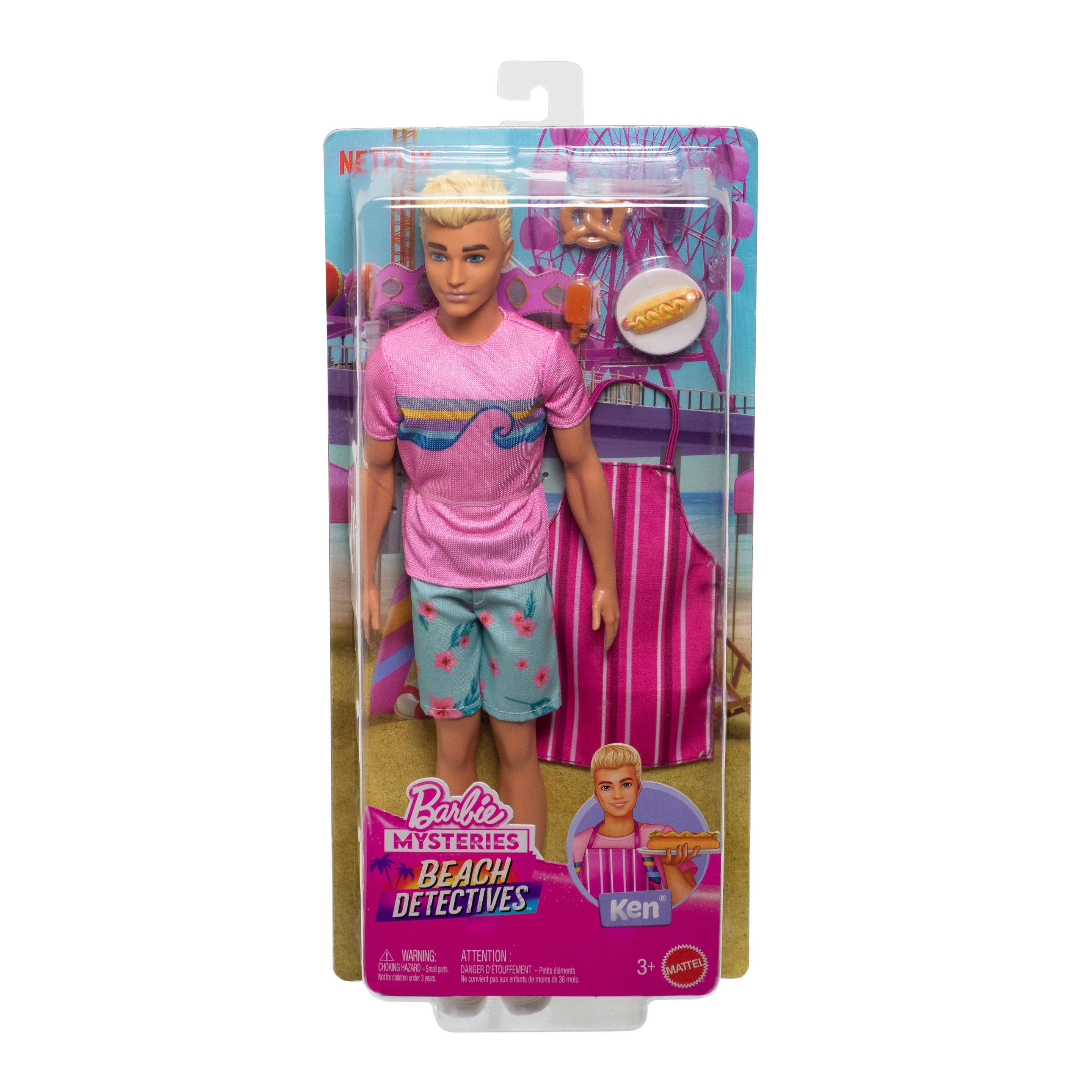 Produktbild Barbie Mysteries: Beach Detectives“ Ken-Puppe mit unverkennbarem Outfit und Zubehörteilen zum Geschichtenerzählen 2 von 5