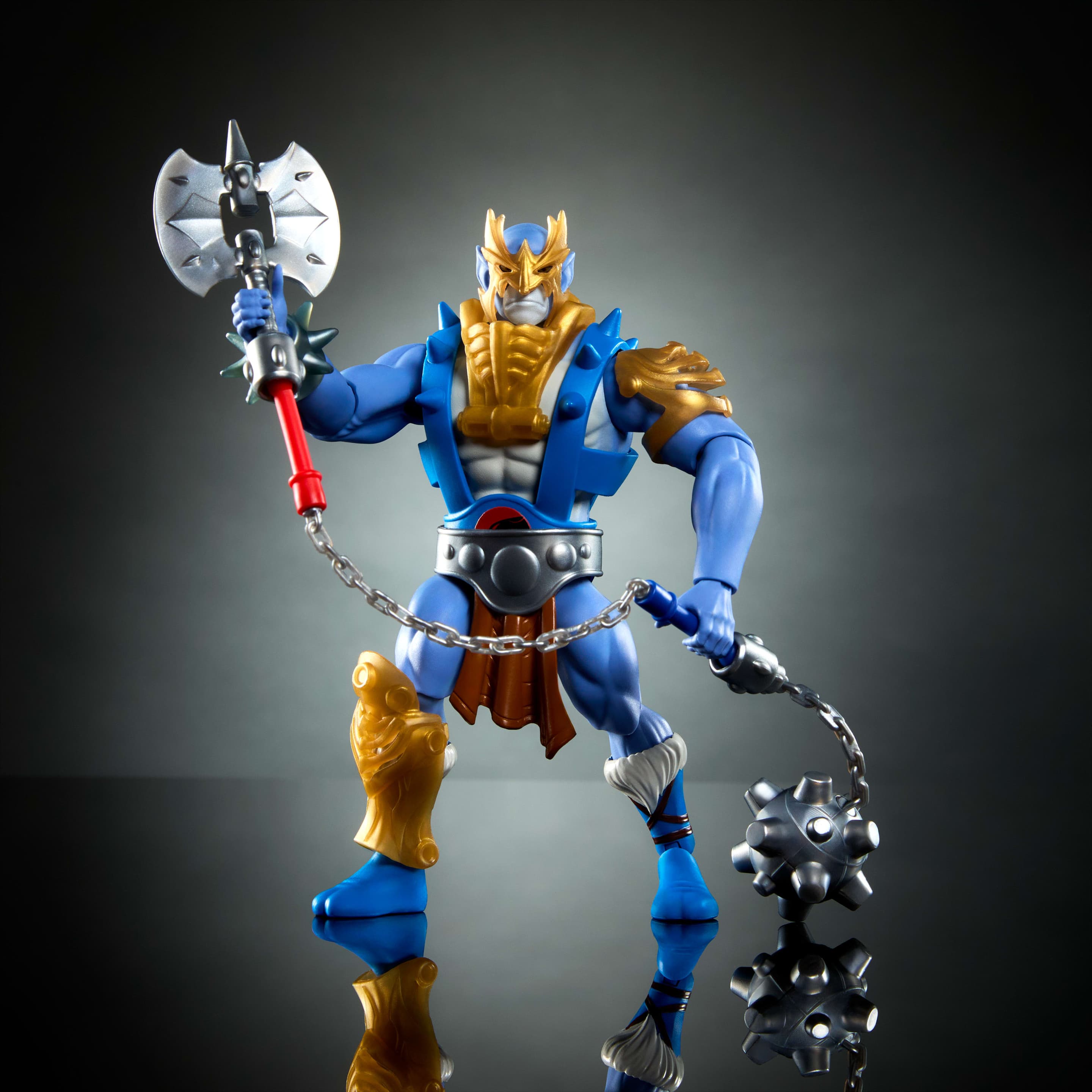 Produktbild Masters of Universe Origins & ThunderCats Panthro bewegliche, ca. 14 cm große Actionfigur, 1980er Spielzeug-Crossover 5 von 5