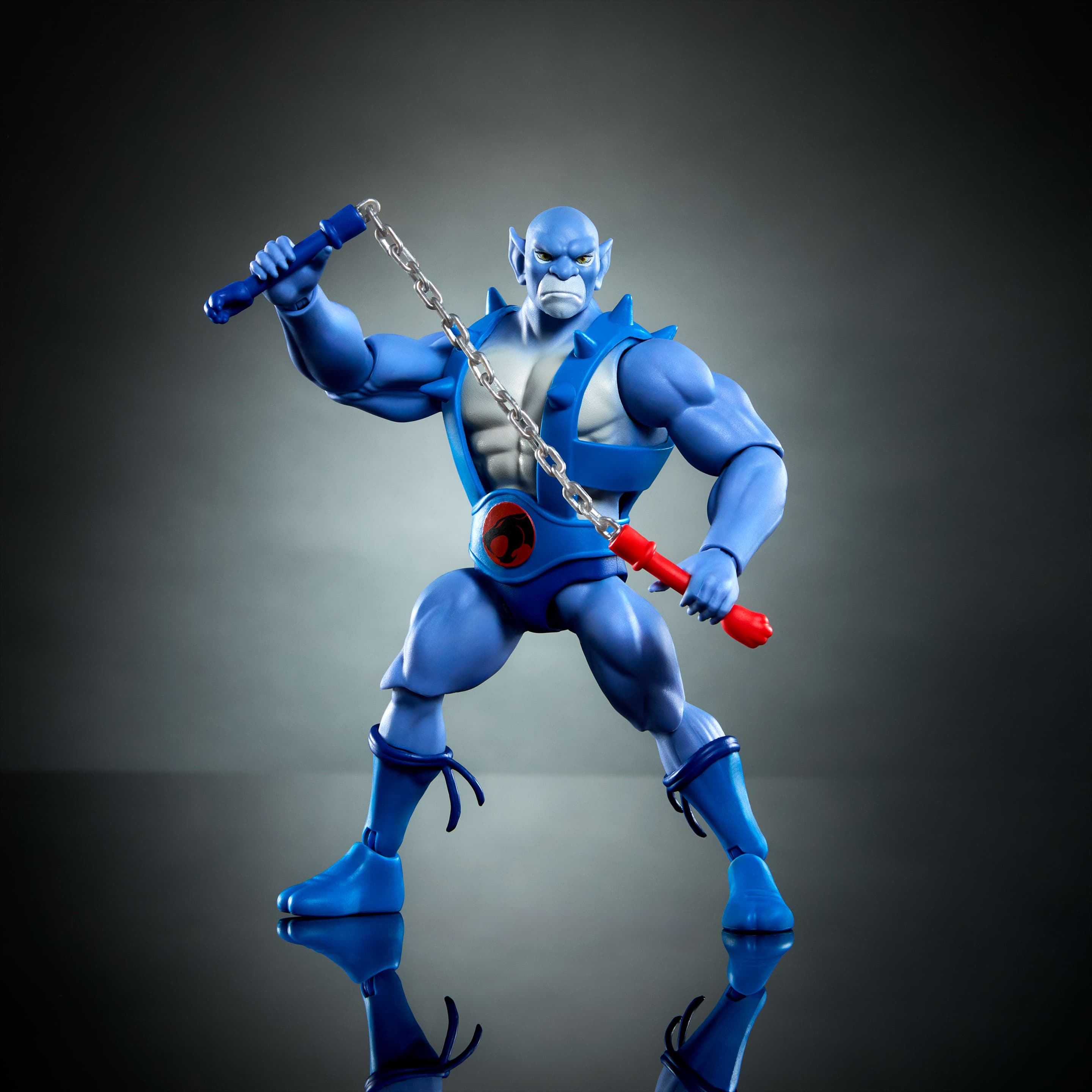Produktbild Masters of Universe Origins & ThunderCats Panthro bewegliche, ca. 14 cm große Actionfigur, 1980er Spielzeug-Crossover 3 von 5