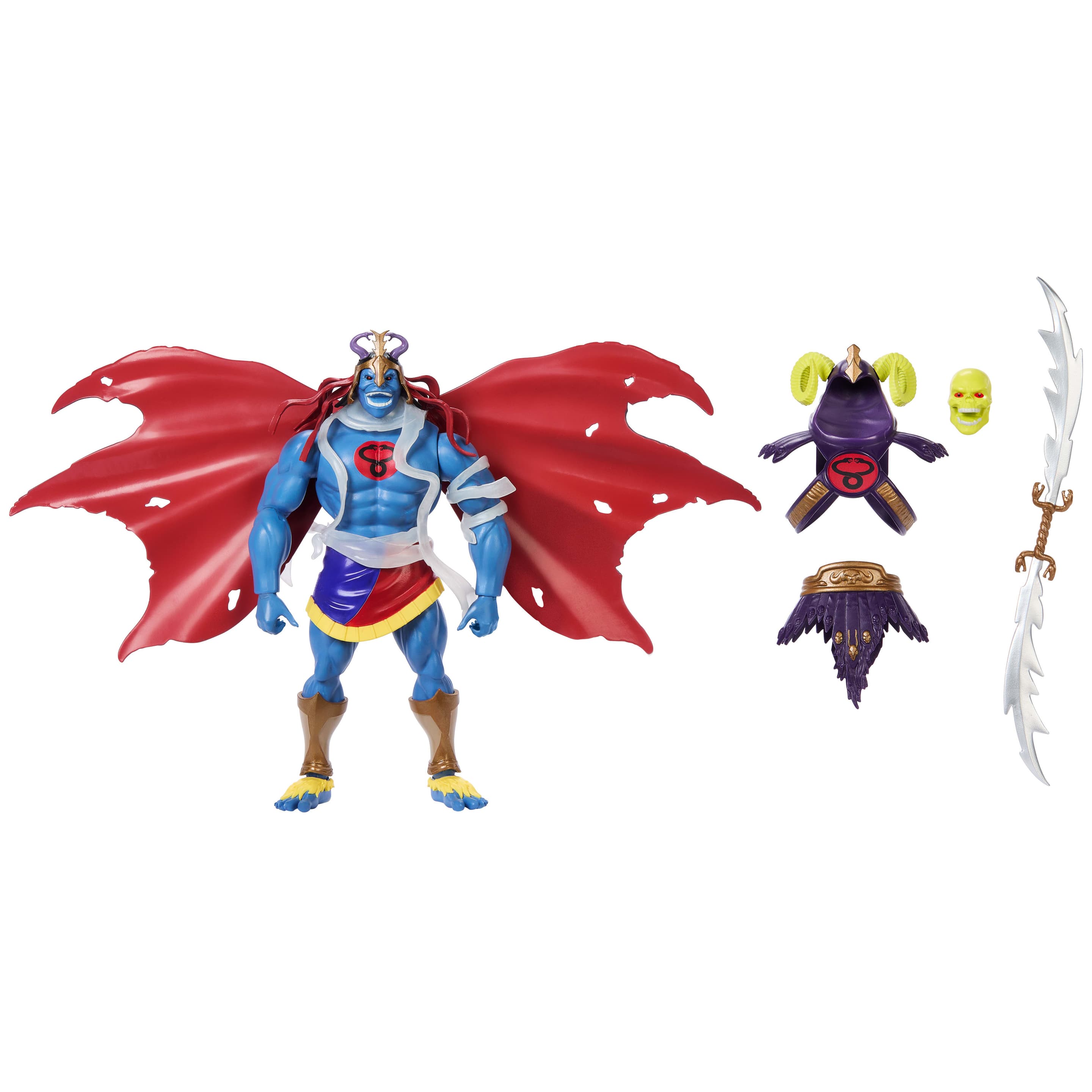 Produktbild Masters of the Universe Origins x ThunderCats Skelion Actionfigur, 1980er Spielzeug, austauschbarer Skeletor/Mumion 6 von 6