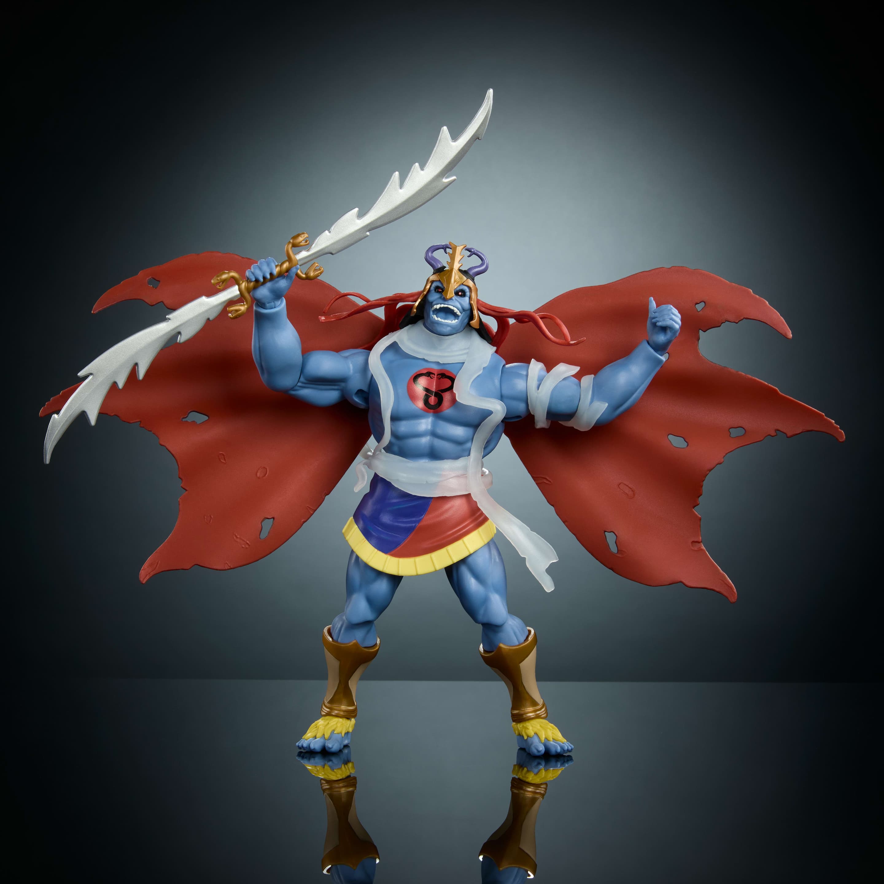 Produktbild Masters of the Universe Origins x ThunderCats Skelion Actionfigur, 1980er Spielzeug, austauschbarer Skeletor/Mumion 4 von 6
