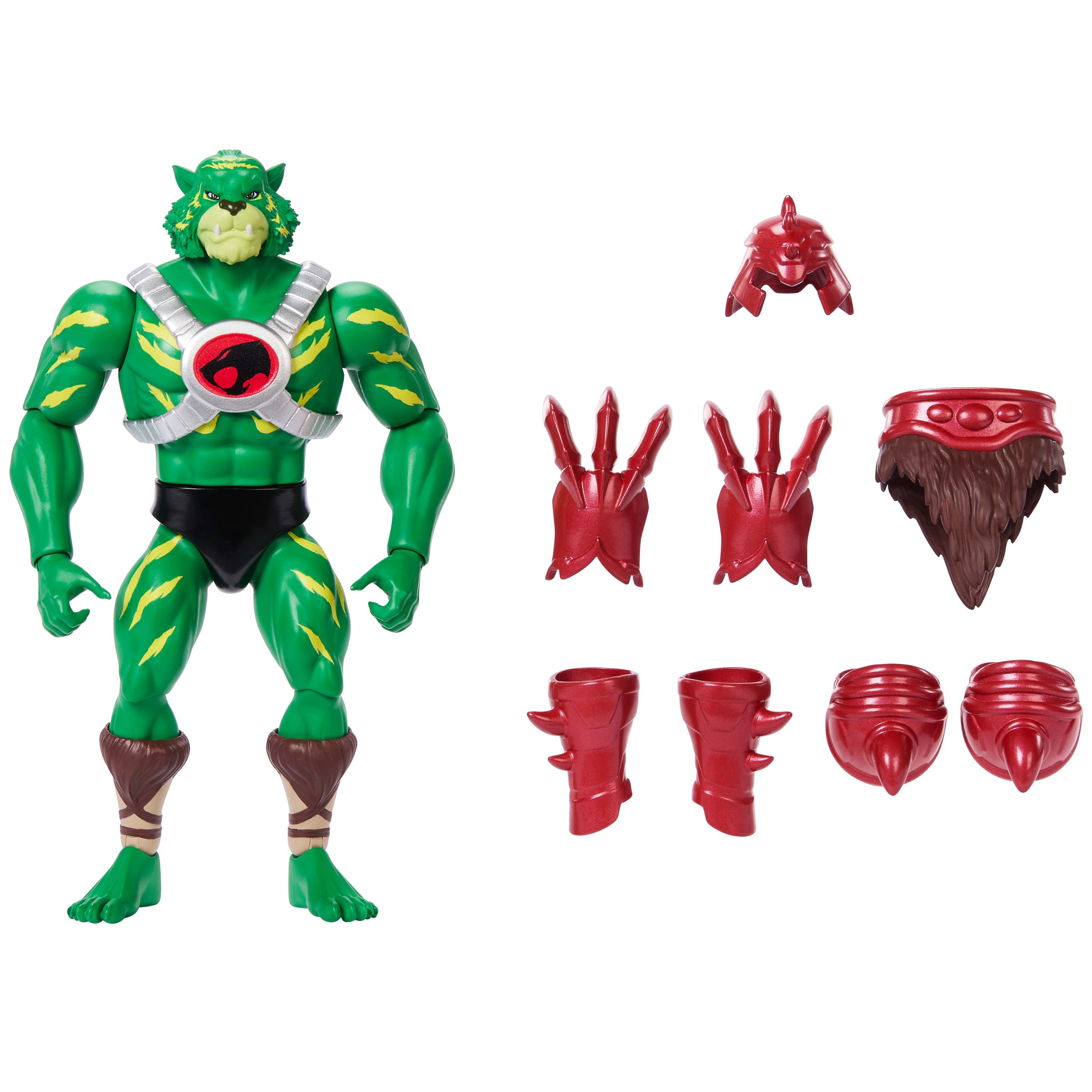Masters of the Universe Origins & ThunderCats Battle Cat-Man Actionfigur, 1980er Crossover-Spielzeug, ca. 14 cm groß