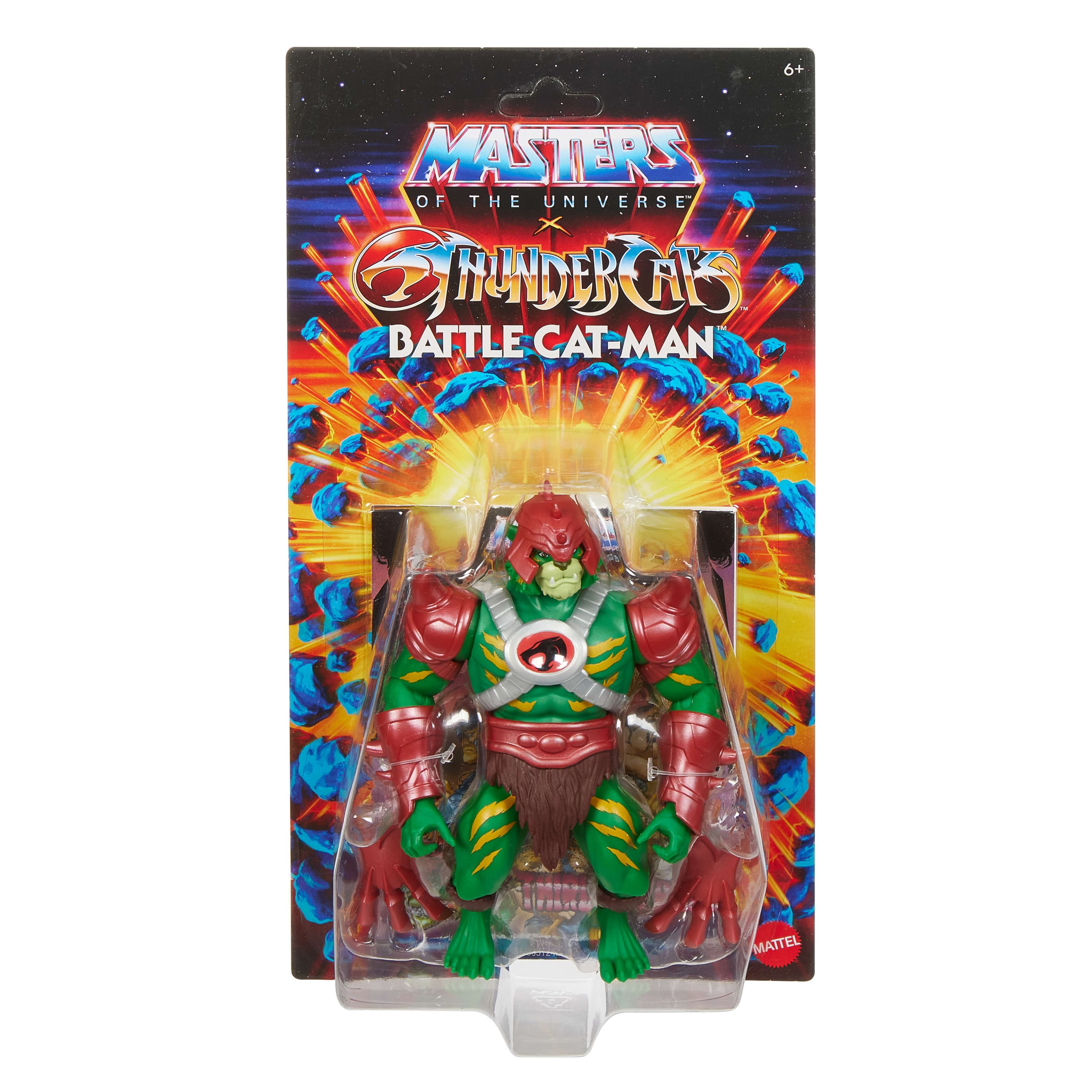 Produktbild Masters of the Universe Origins & ThunderCats Battle Cat-Man Actionfigur, 1980er Crossover-Spielzeug, ca. 14 cm groß 6 von 6
