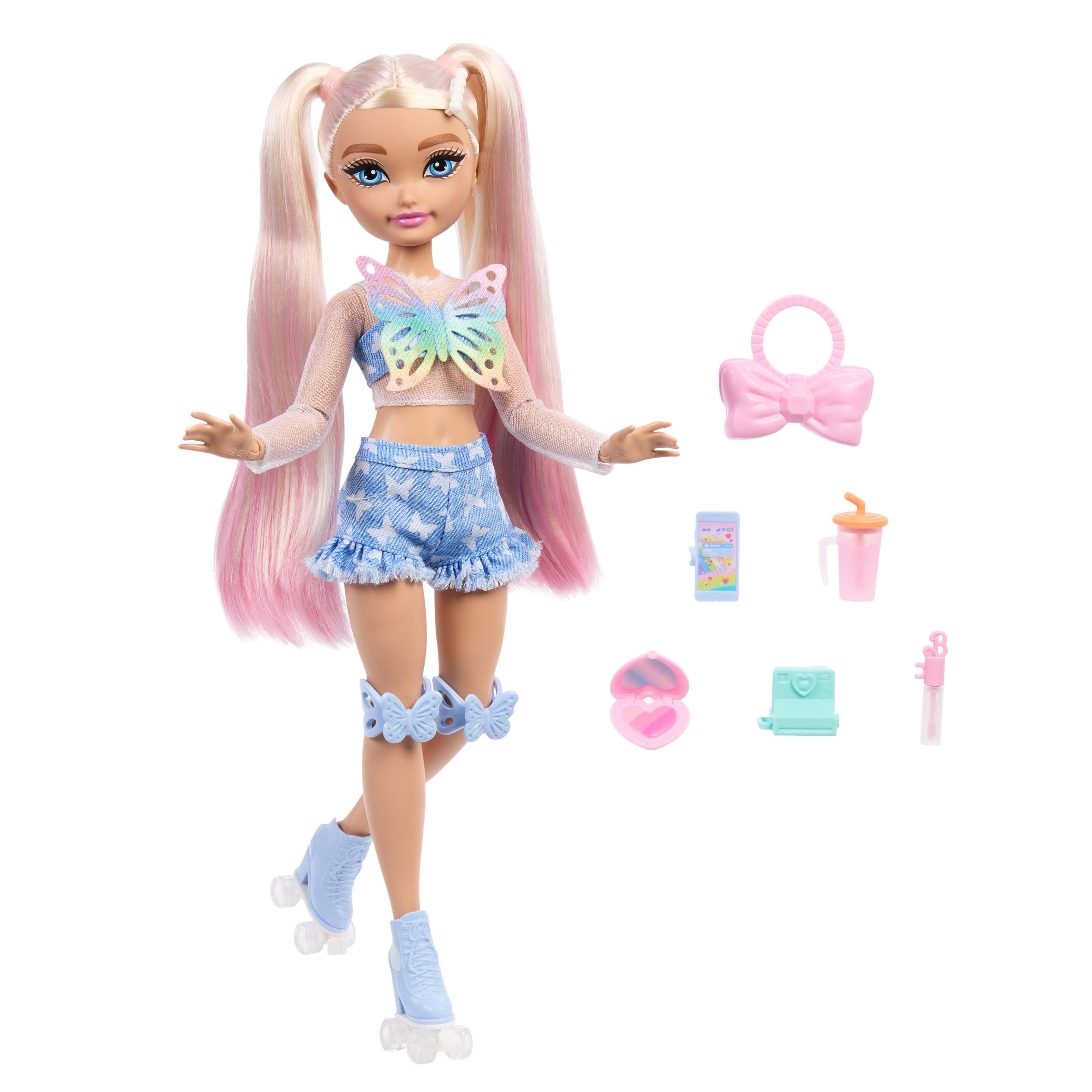 Produktbild Dream Besties Barbie Malibu“ Rollschuh-Modepuppe mit 9 Teilen zum Thema Make-up 2 von 6