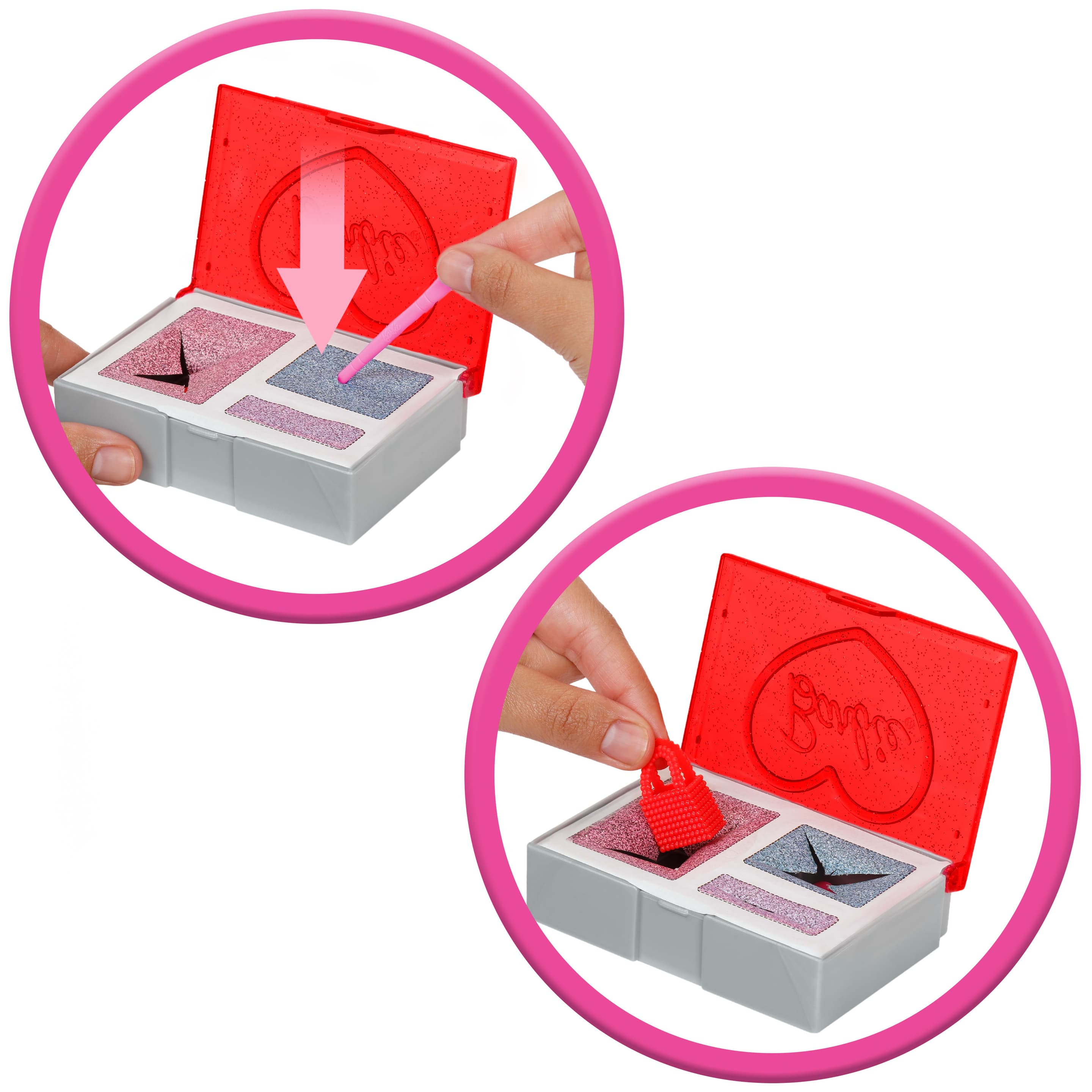 Produktbild Barbie Party Unboxed Glam Party Serie pinke glitzernde Puppe und Accessoires mit 10 Überraschungen 2 von 6