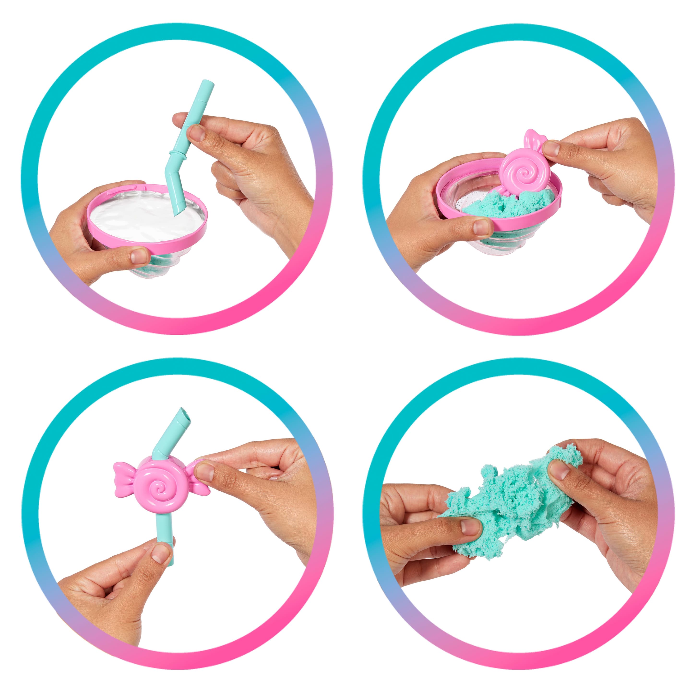 Produktbild Barbie Pop Reveal Treat-Serie Set aus Puppe und Zubehör, Sweet Swirl Modepuppe mit Haustier 2 von 3