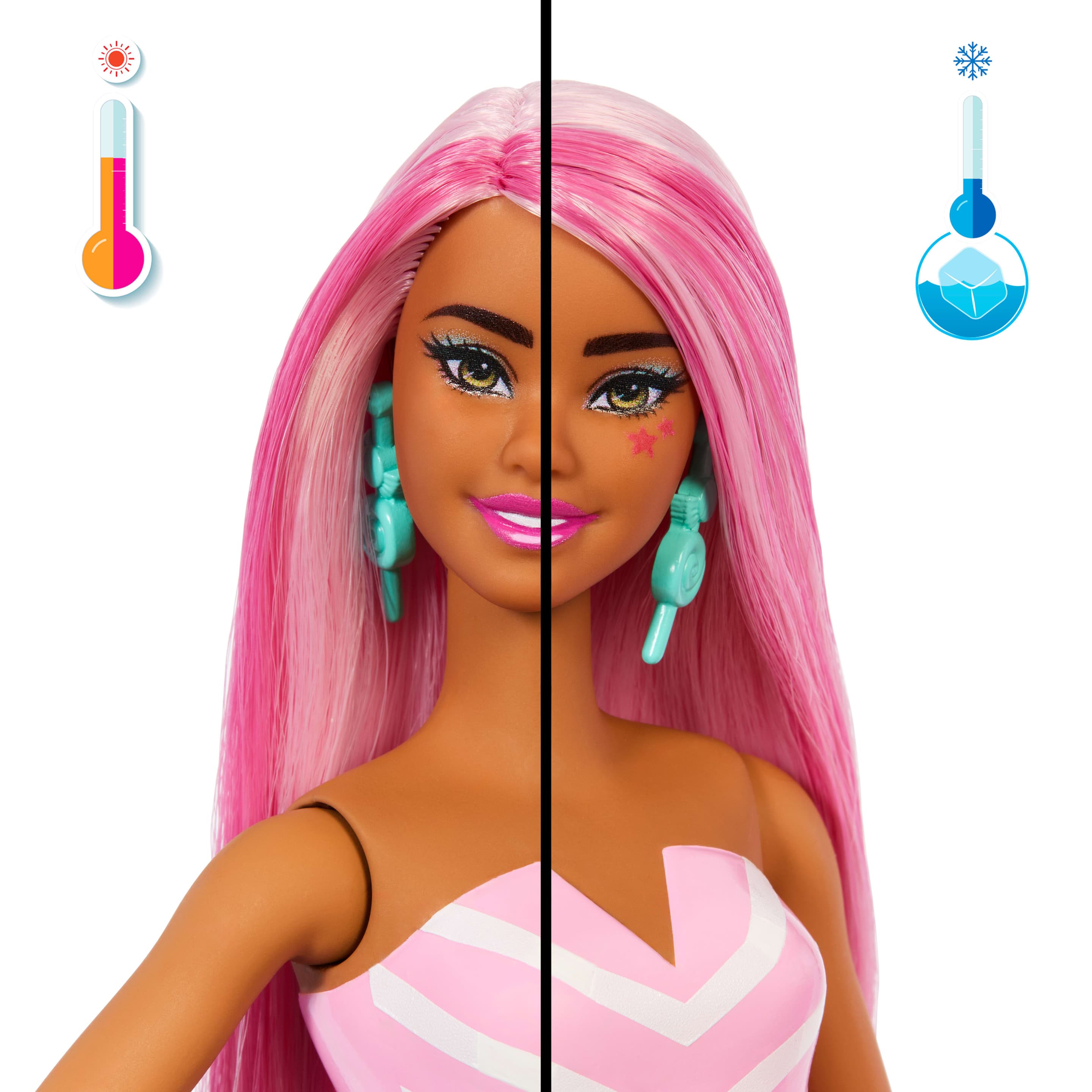 Produktbild Barbie Pop Reveal Treat-Serie Set aus Puppe und Zubehör, Sweet Swirl Modepuppe mit Haustier 3 von 3