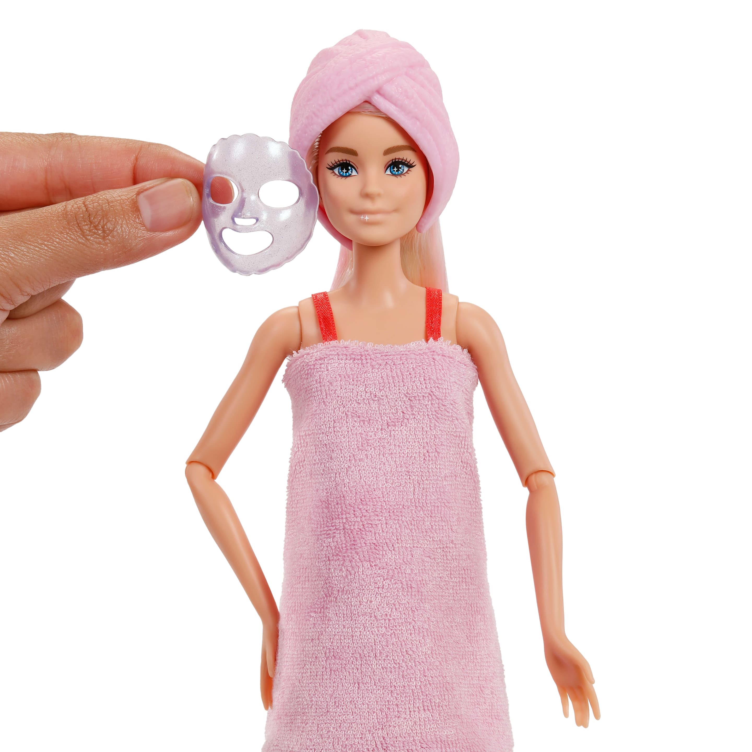 Produktbild Barbie Party Unboxed Glam Party Serie rote glitzernde Puppe und Accessoires mit 10 Überraschungen 4 von 5