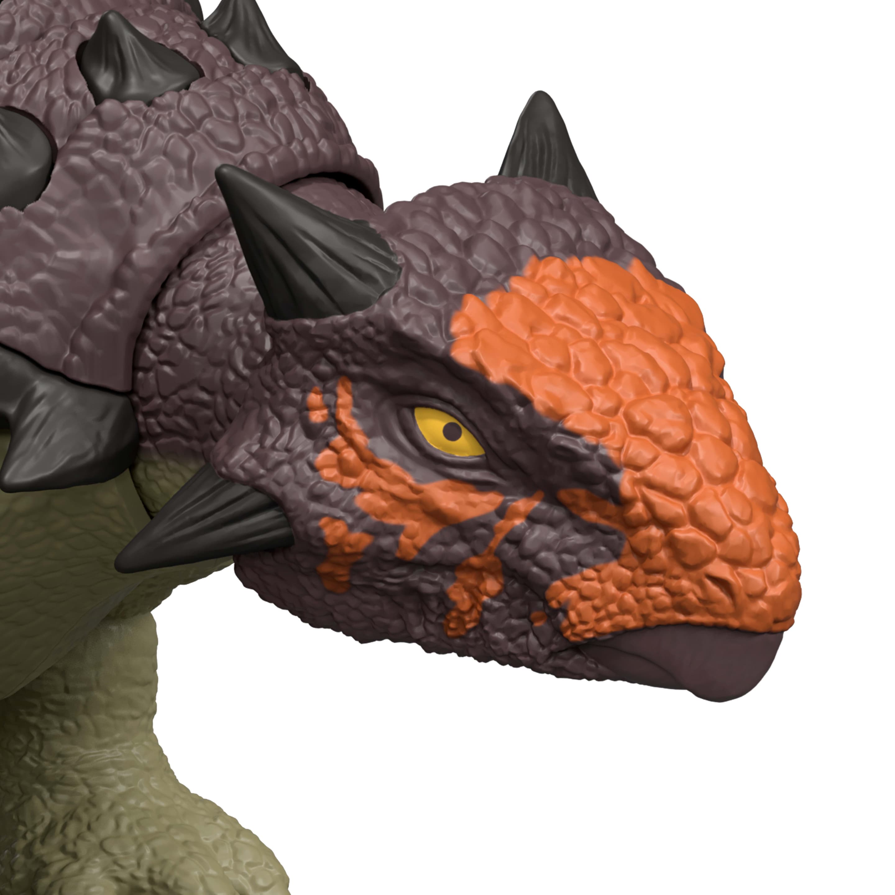Produktbild Jurassic World: Die Wiedergeburt Wild Roar Ankylosaurus Dinosaurierspielzeug, Schwanzangriffsbewegung und Geräusch 3 von 6