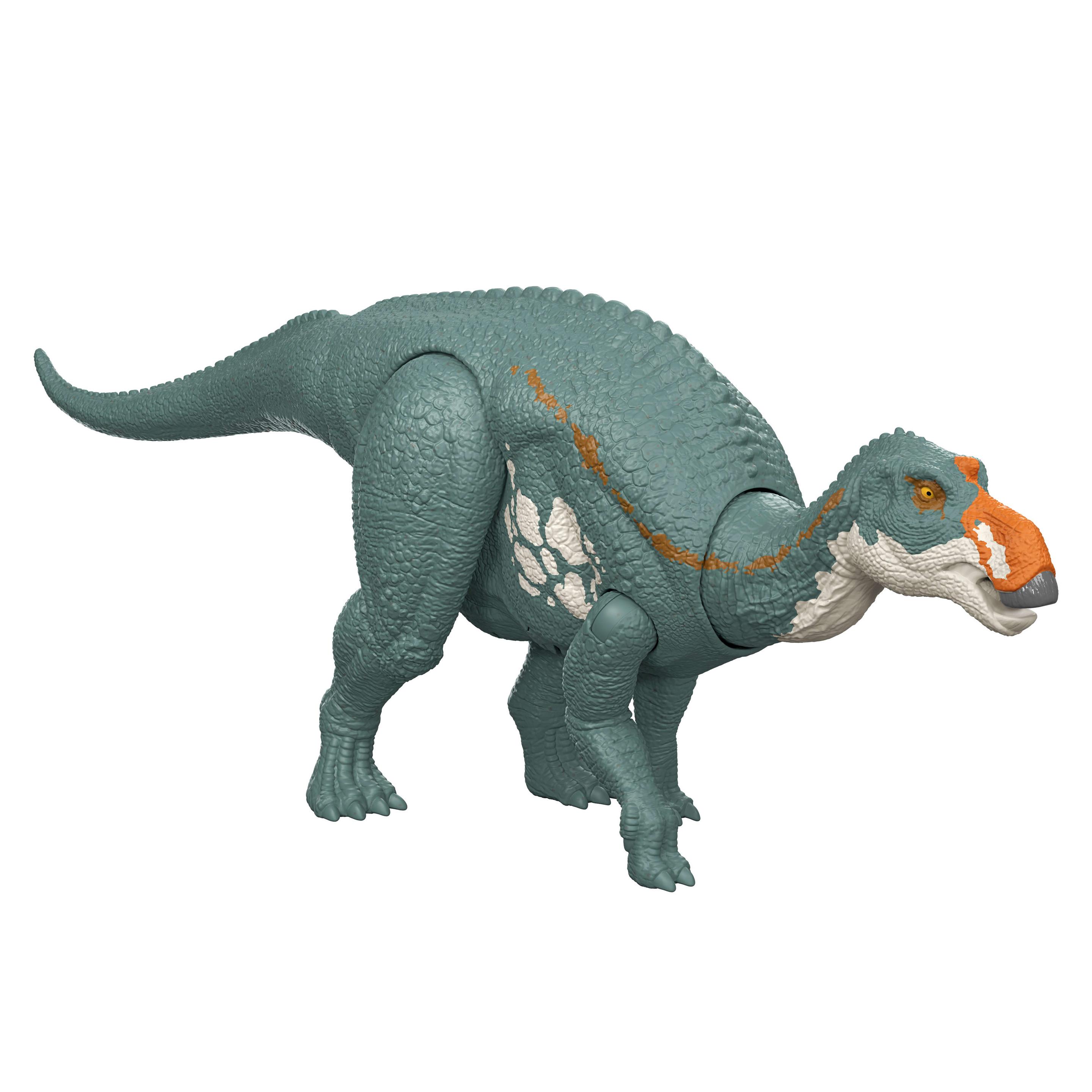 Produktbild Jurassic World: Die Wiedergeburt Wild Roar Maiasaura Dinosaurierspielzeug mit schwanzgesteuertem Beiß-Angriff und Brüllgeräusch 5 von 6