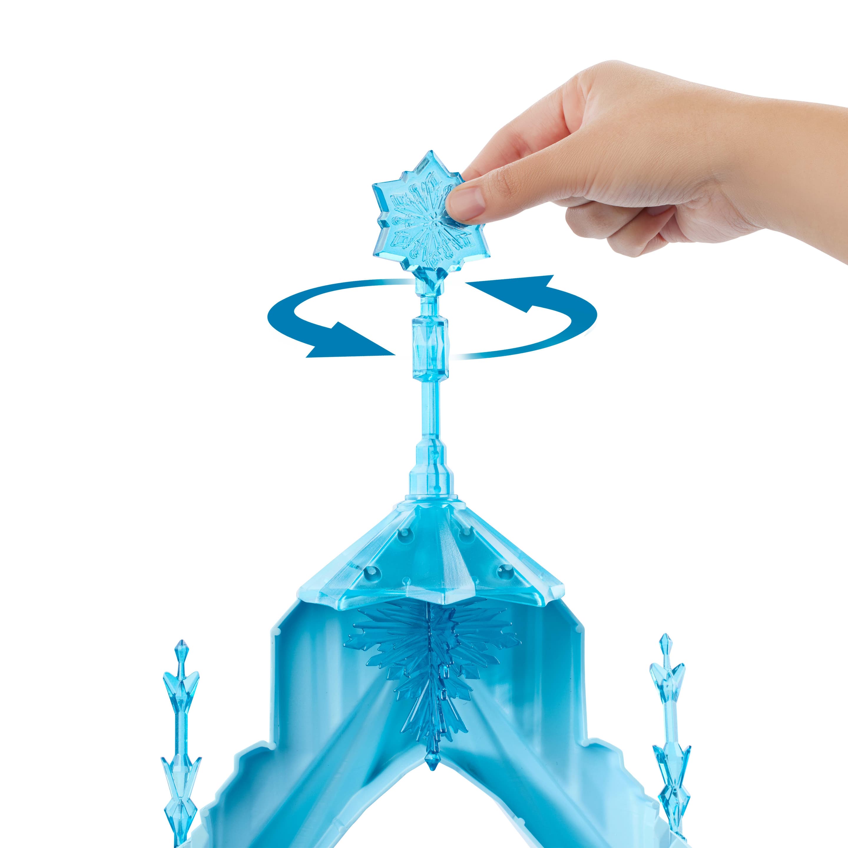 Produktbild Disney Die Eiskönigin Elsas Eispalast Schloss-Spielset mit Olaf, 5 Spielbereichen und 21 Zubehörteilen 4 von 6