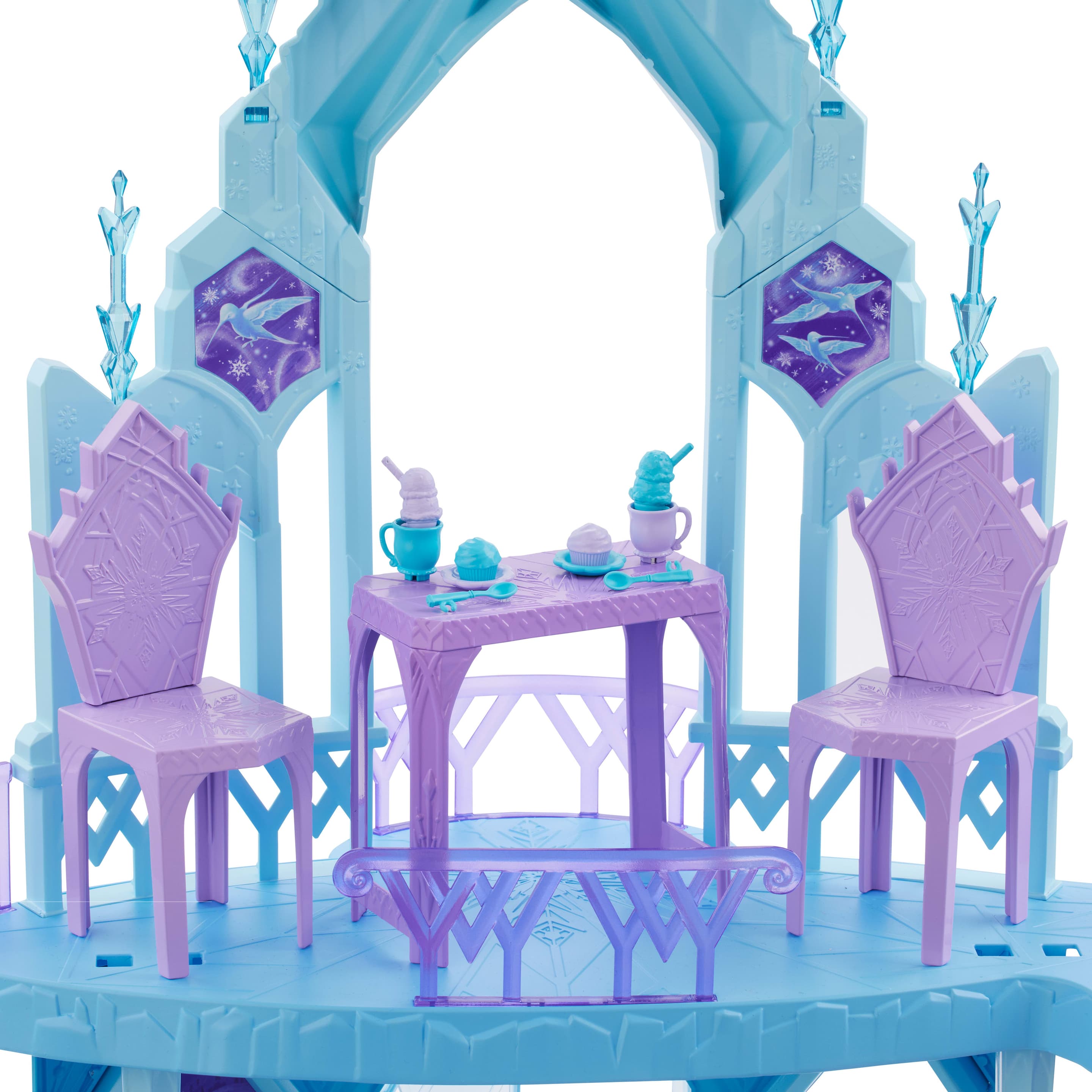 Produktbild Disney Die Eiskönigin Elsas Eispalast Schloss-Spielset mit Olaf, 5 Spielbereichen und 21 Zubehörteilen 2 von 6