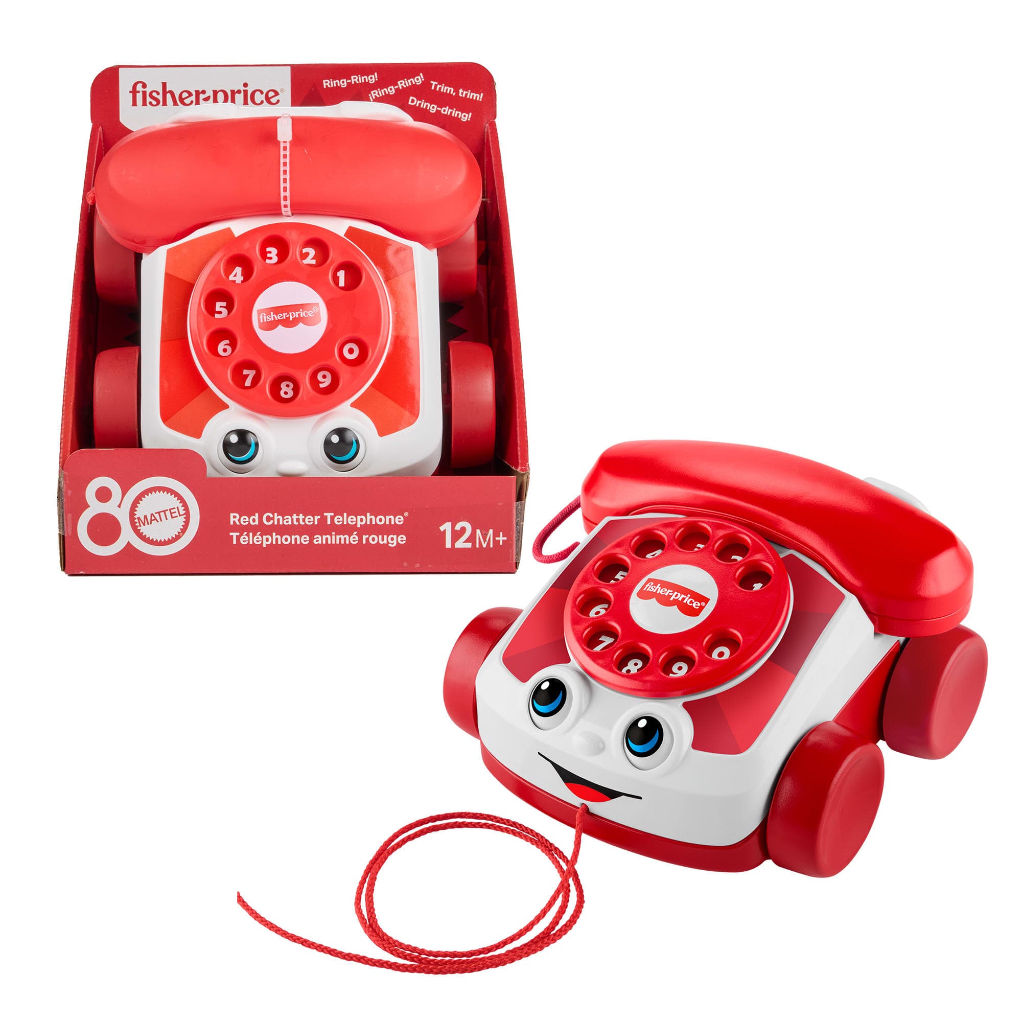 Fisher-Price Rotes Plappertelefon
