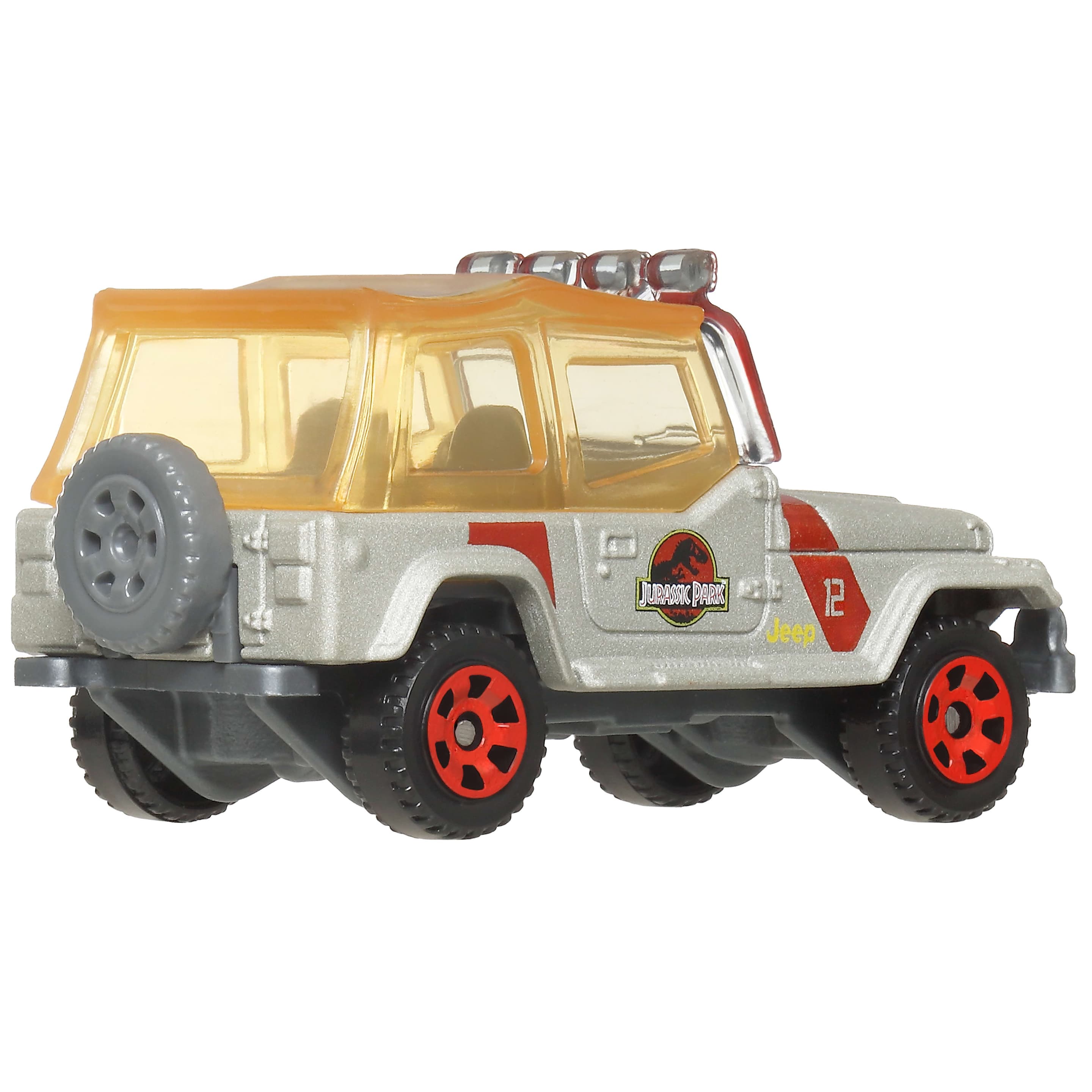 Produktbild Matchbox Jurassic World 5er-Pack, 4 Die-Cast-Spielzeugautos im Maßstab 1:64 mit 1 Dinosaurier (Stile können abweichen) 4 von 6
