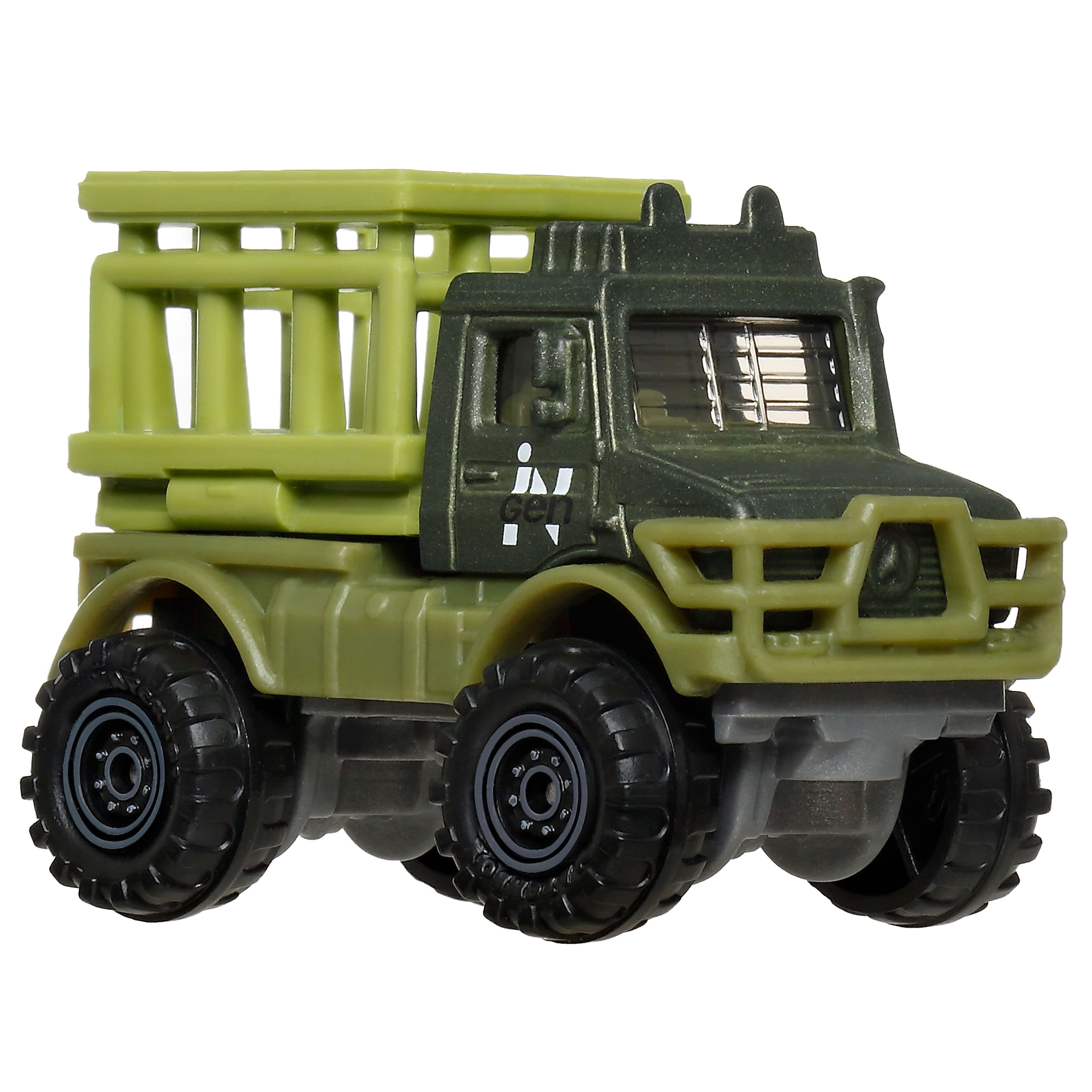 Produktbild Matchbox Jurassic World 5er-Pack, 4 Die-Cast-Spielzeugautos im Maßstab 1:64 mit 1 Dinosaurier (Stile können abweichen) 2 von 6