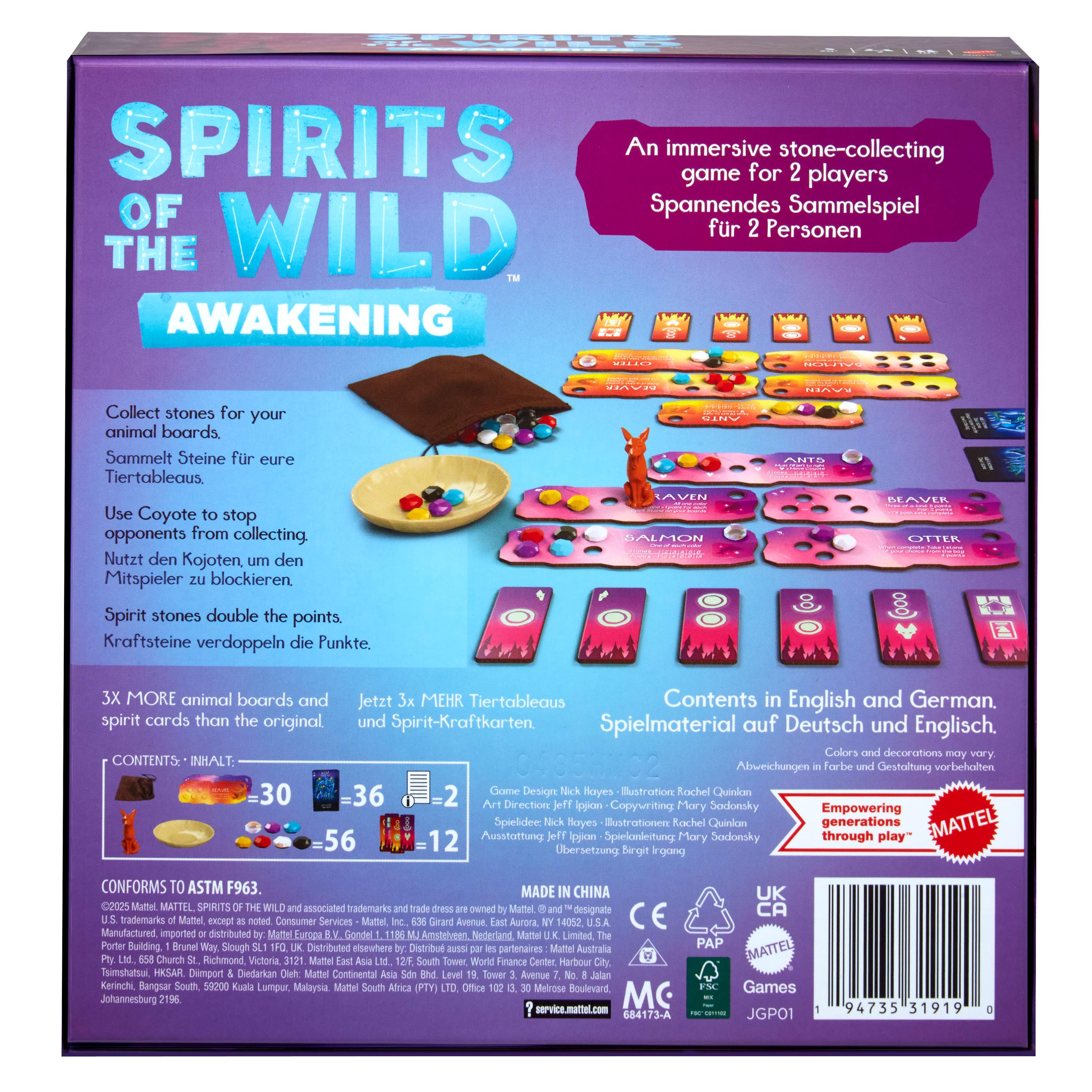 Produktbild Spirits of the Wild: Awakening, entspannendes, leichtes Strategiebrettspiel in kunstvoller Gestaltung für 2 Spieler 5 von 6