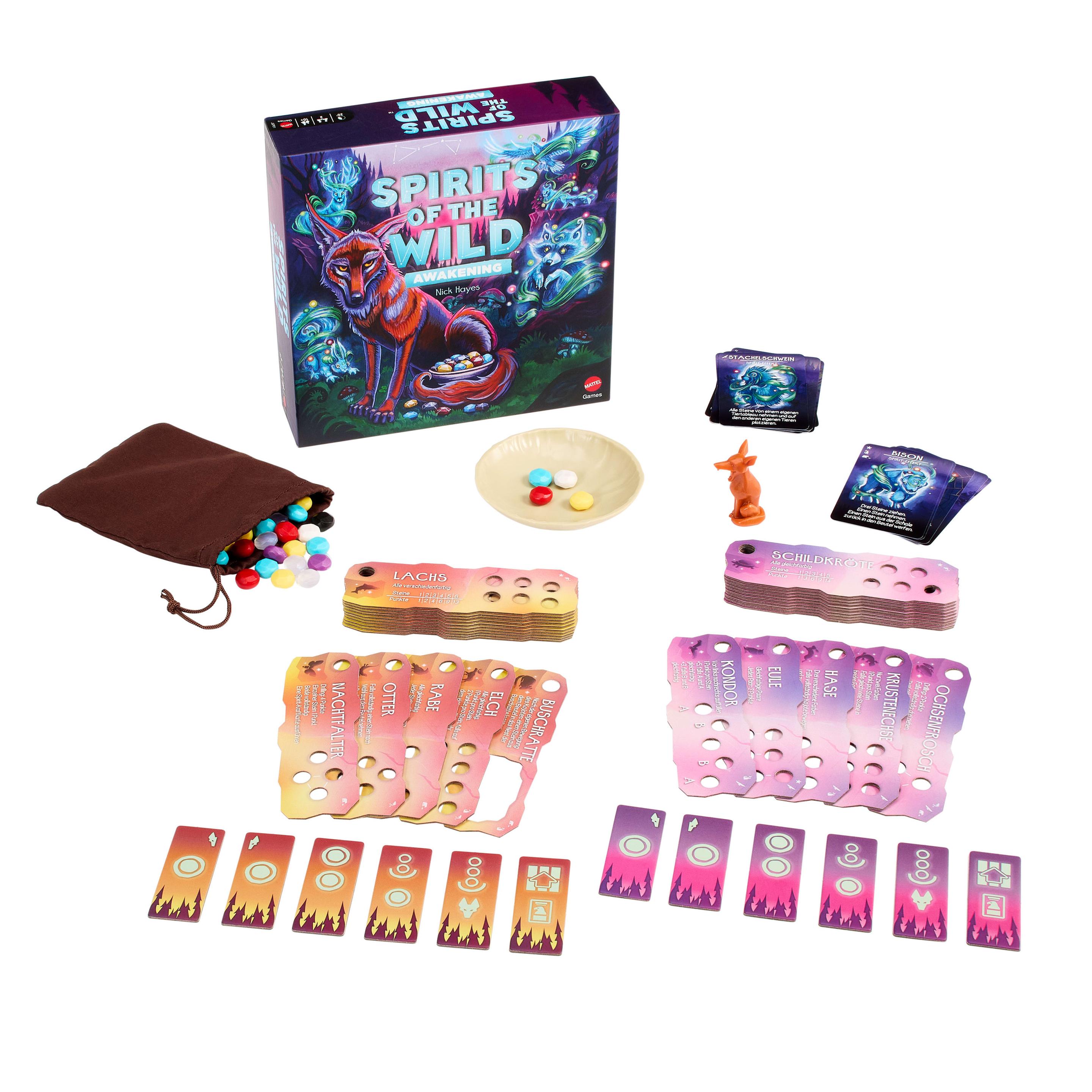 Produktbild Spirits of the Wild: Awakening, entspannendes, leichtes Strategiebrettspiel in kunstvoller Gestaltung für 2 Spieler 2 von 6