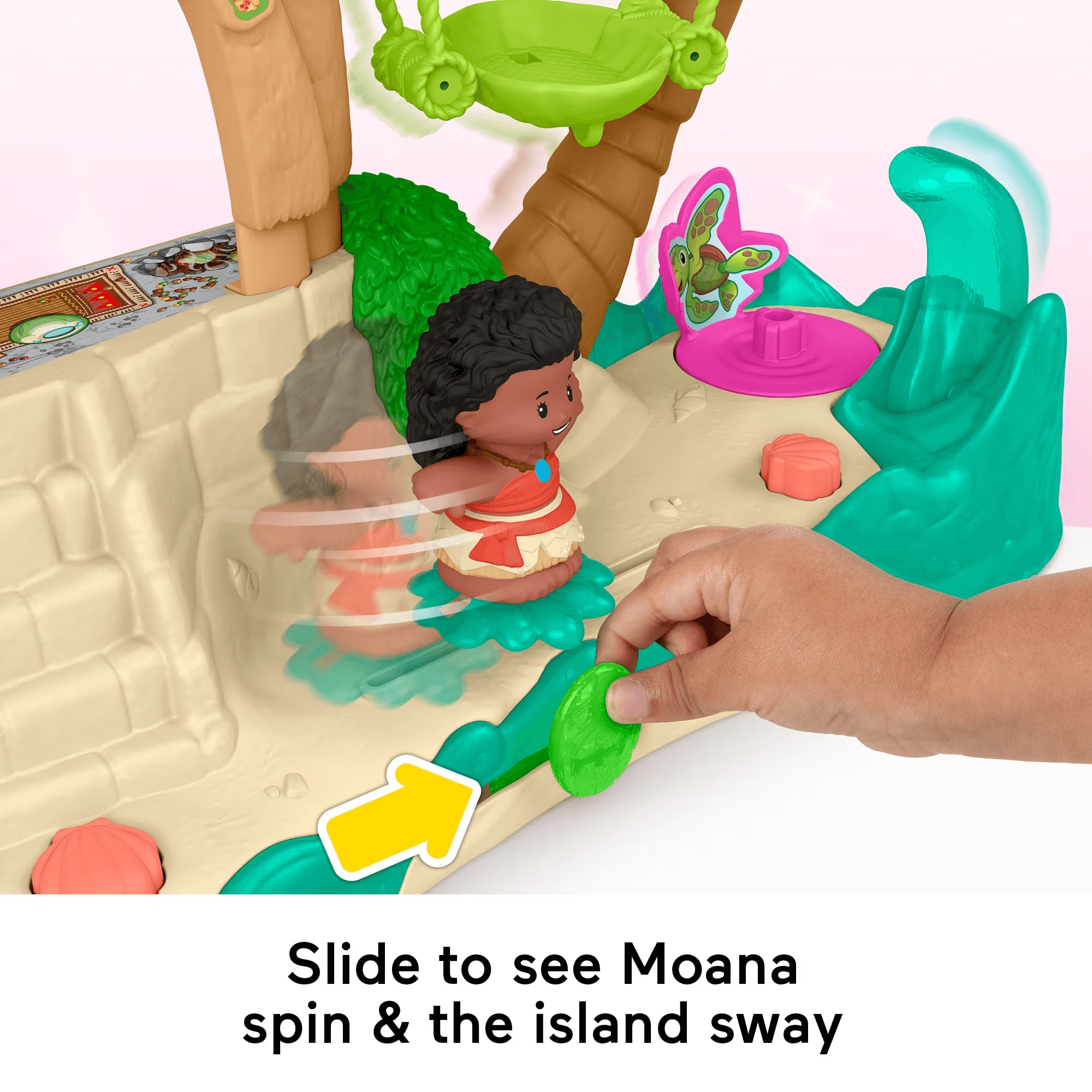Produktbild Fisher-Price Little People Disney Princess Moana Abenteuer-Dorf – Spielspaß für kleine Entdecker 5 von 6