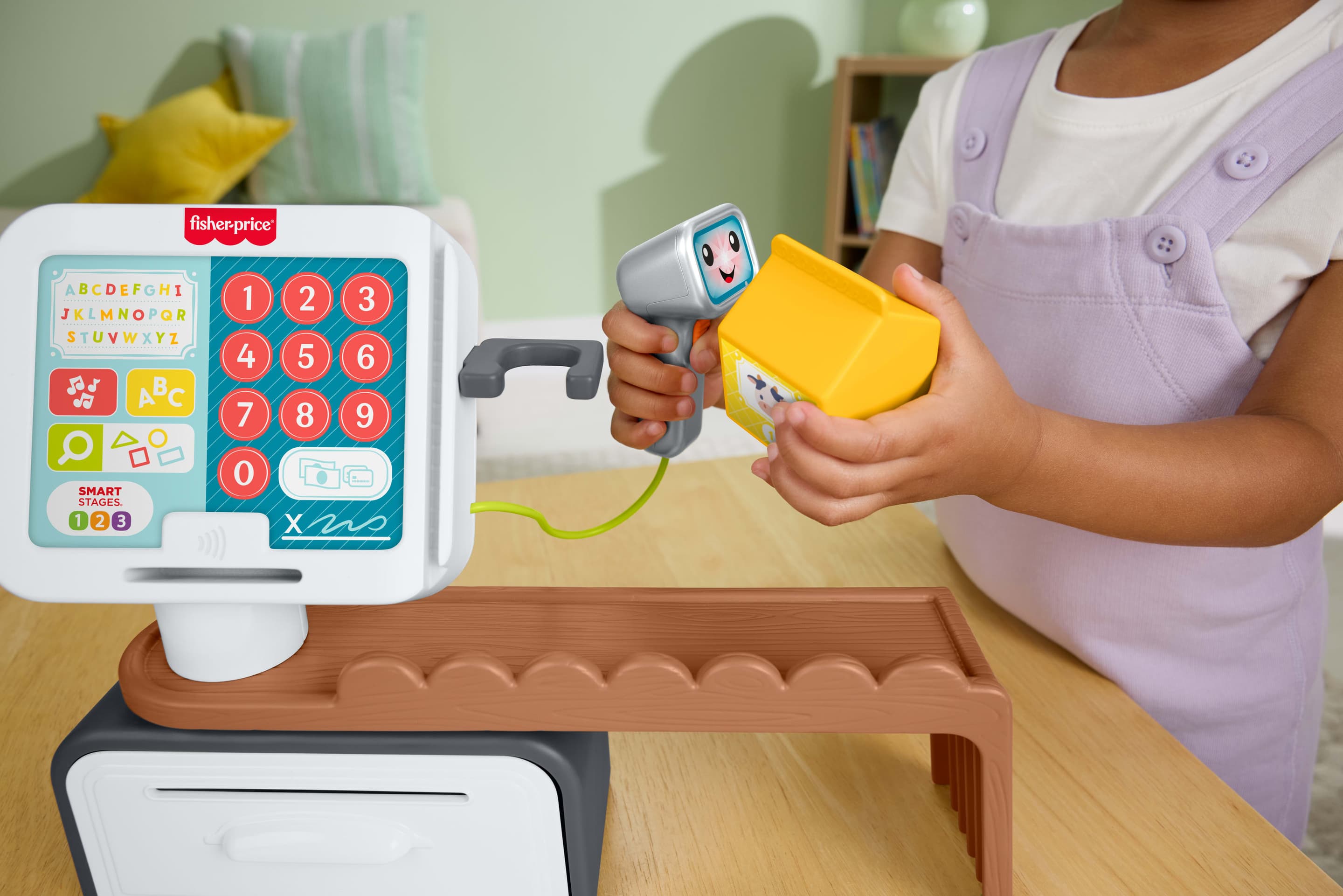 Produktbild Fisher-Price elektrisches Lernspielzeug für Kleinkinder Lernspaß Meine erste Spielkasse, mehrsprachige Version 4 von 6