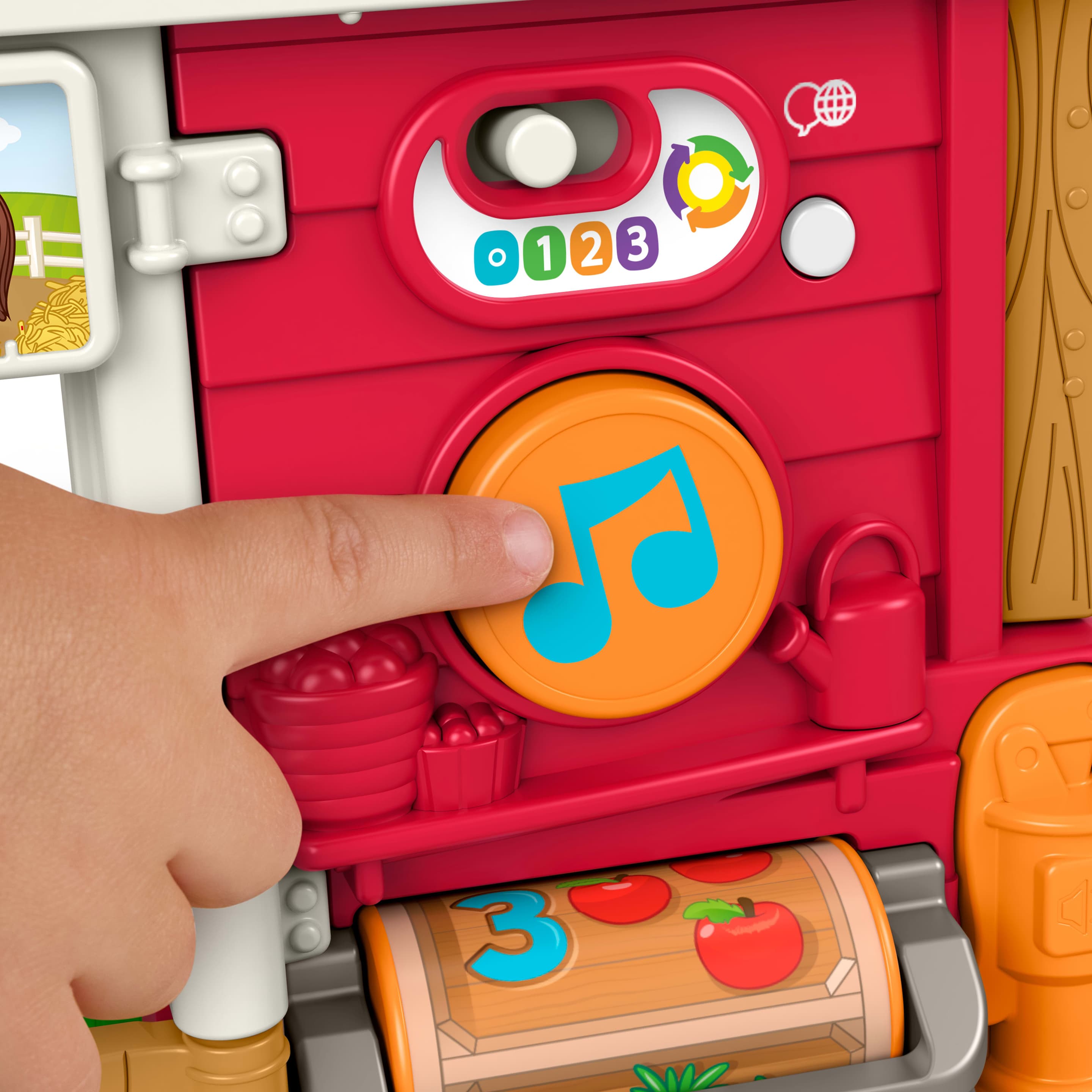 Produktbild Fisher-Price Little People Pflegespaß Bauernhof Spielset Lernspielzeug für Kleinkinder, mehrsprachige Version 4 von 6