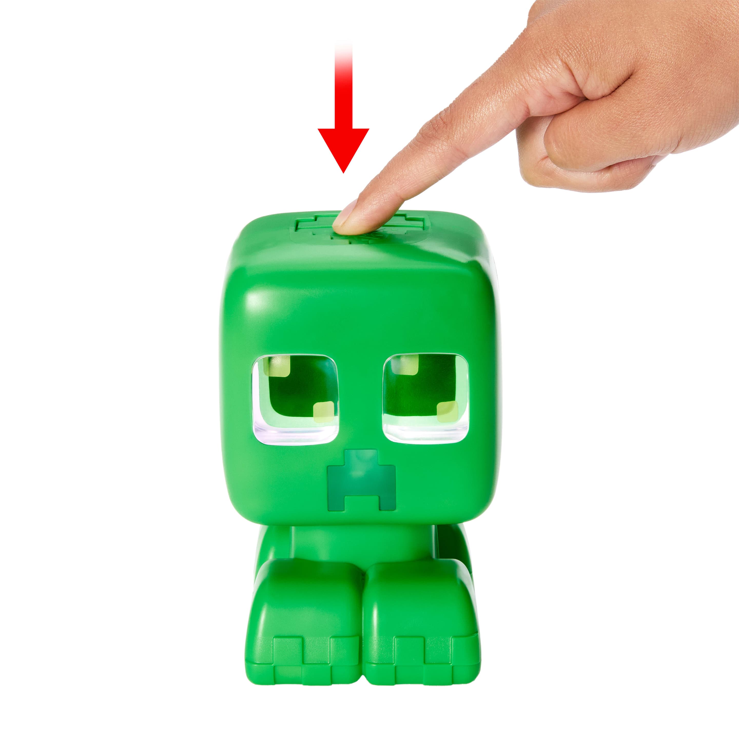 Produktbild Minecraft Mein Haustier-Creeper interaktives Spielzeug, Actionfigur mit Lichtern, Geräuschen und explodierendem Spielspaß 6 von 6