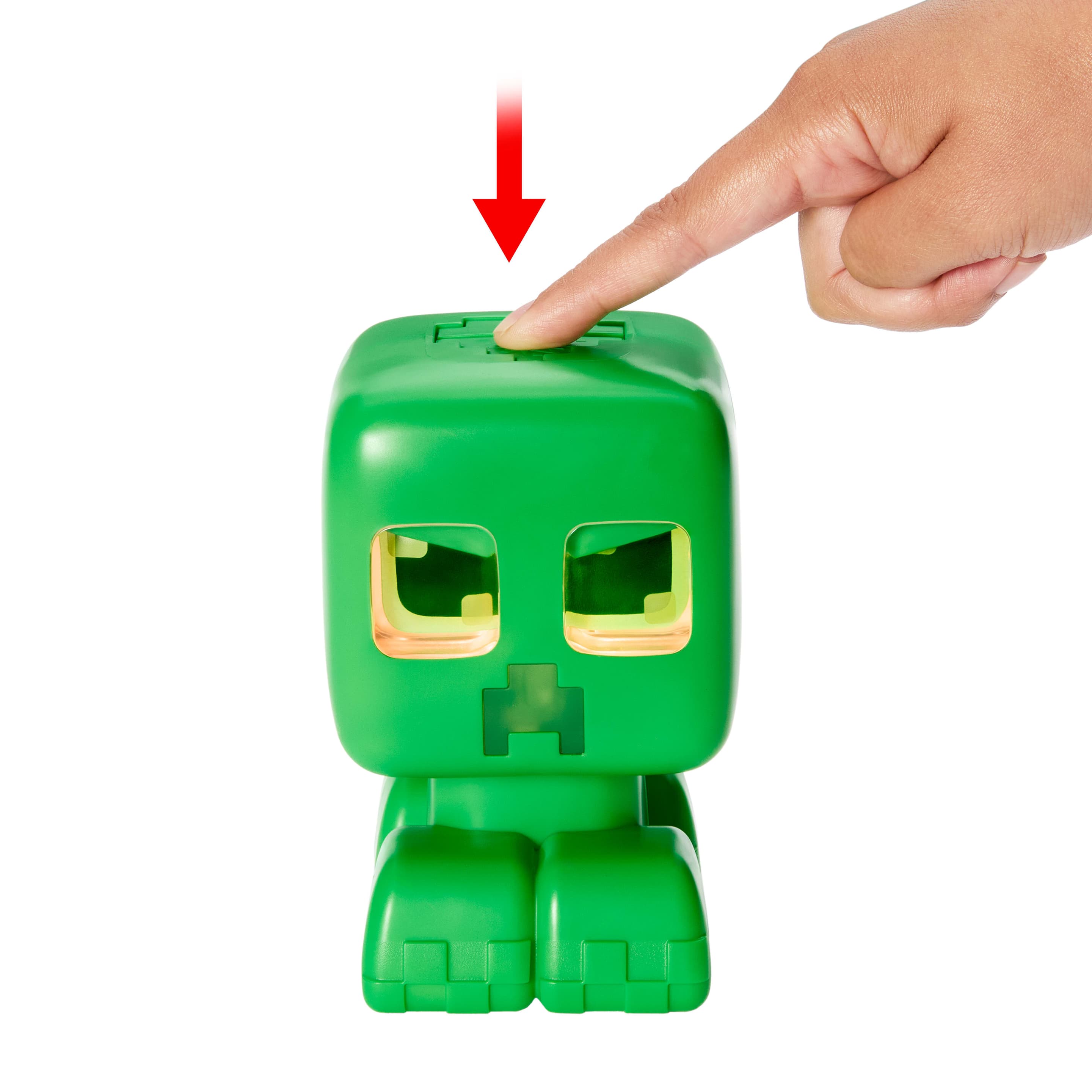 Produktbild Minecraft Mein Haustier-Creeper interaktives Spielzeug, Actionfigur mit Lichtern, Geräuschen und explodierendem Spielspaß 5 von 6