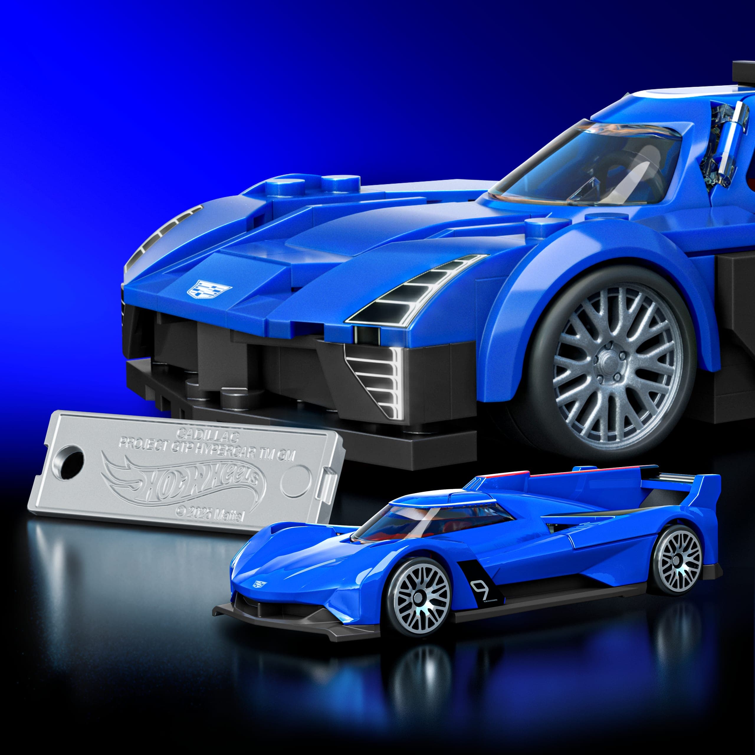 Produktbild Mattel Brick Shop Hot Wheels Cadillac Project GTP Hypercar Bauset (236 Teile), für Sammler 4 von 6