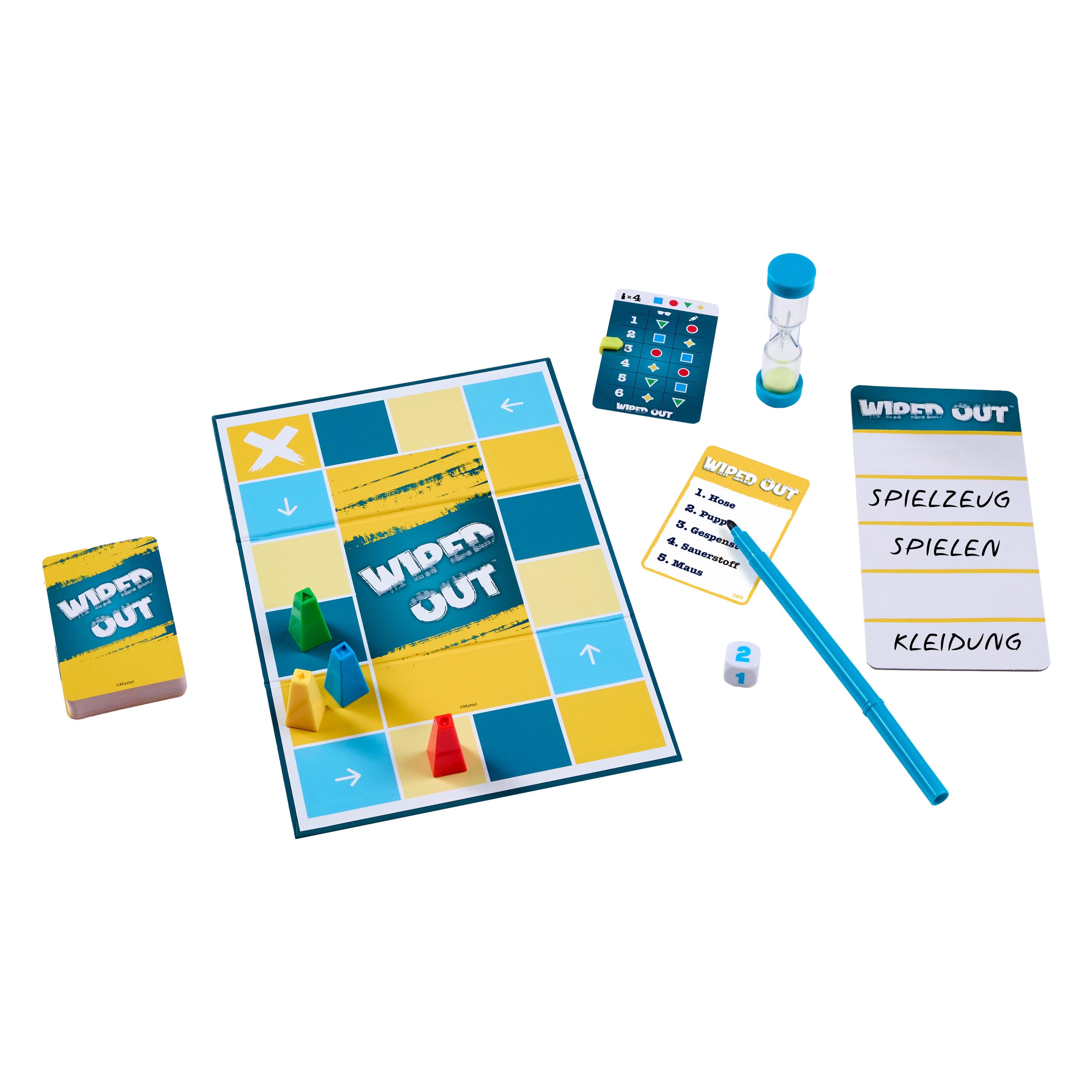 Produktbild Wiped Out Partyspiel, Ratespiel für Familien, Teenager, Erwachsene mit löschbaren Hinweisen und Brille für 3 bis 6 Spieler 4 von 6