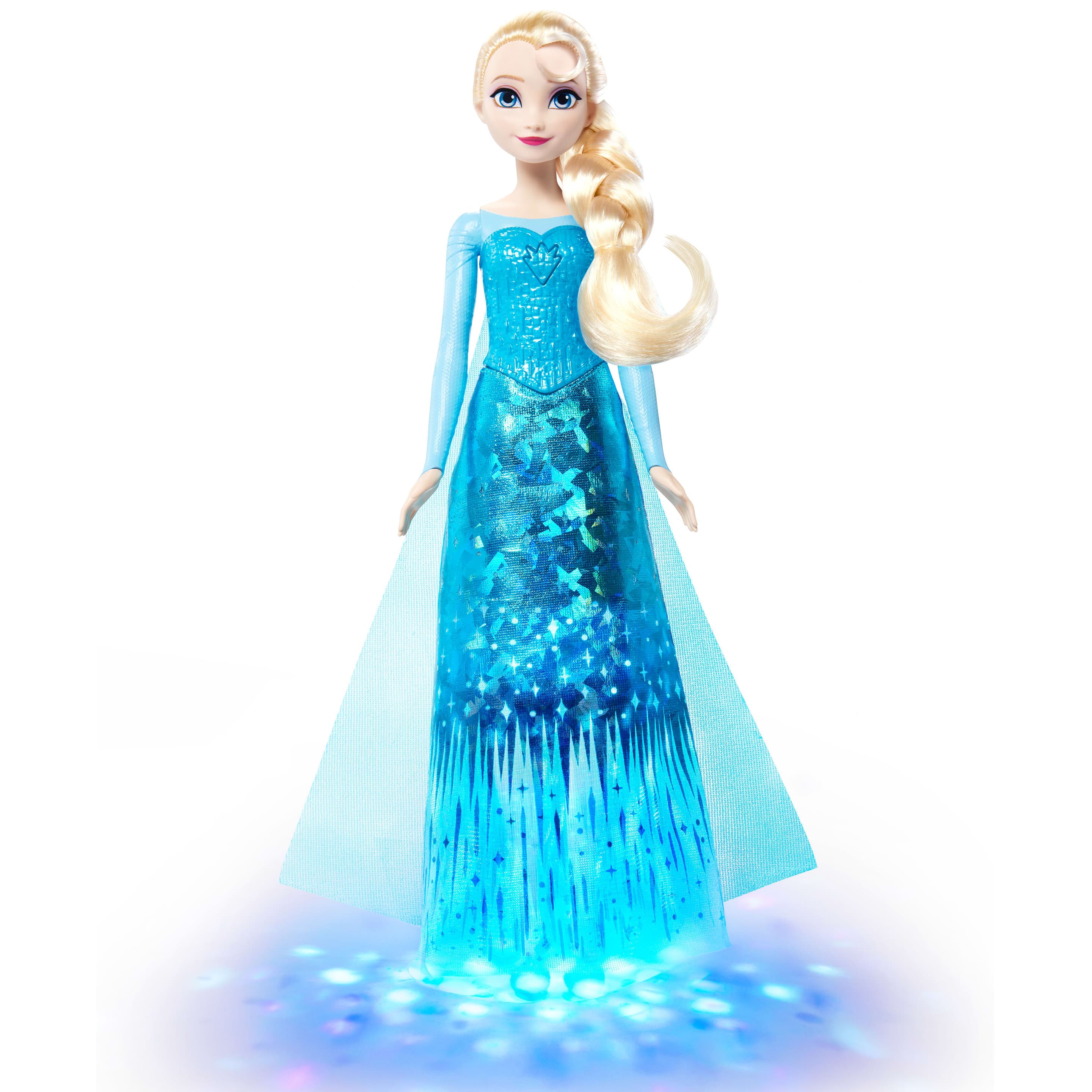 Disney Die Eiskönigin Singende Elsa-Modepuppe, singt „Lass jetzt los“ in vier Sprachen