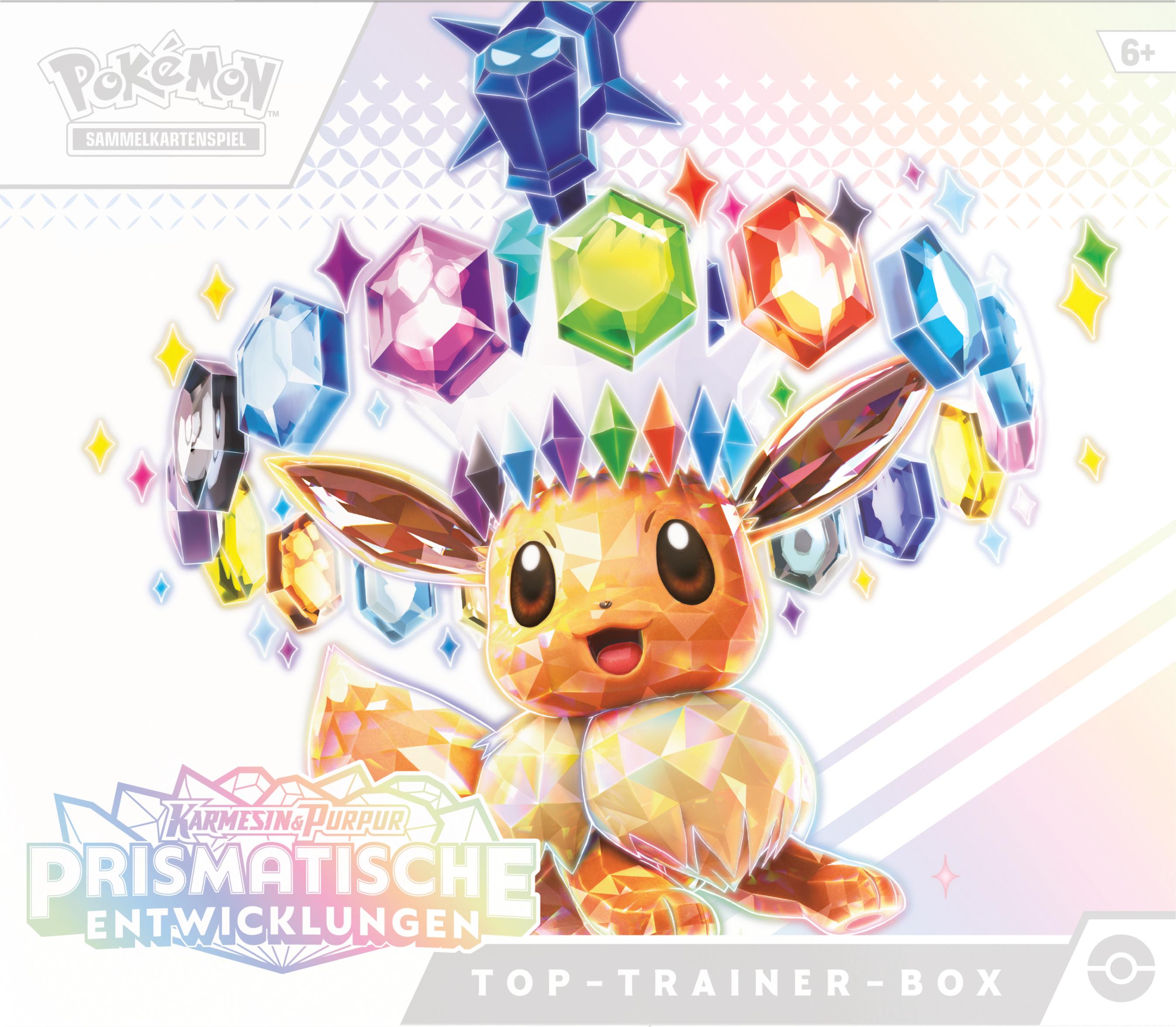 Produktbild POKÉMON Sammelkartenspiel - Top-Trainer-Box Karmesin&Purpur - Prismatische Entwicklungen 4 von 5