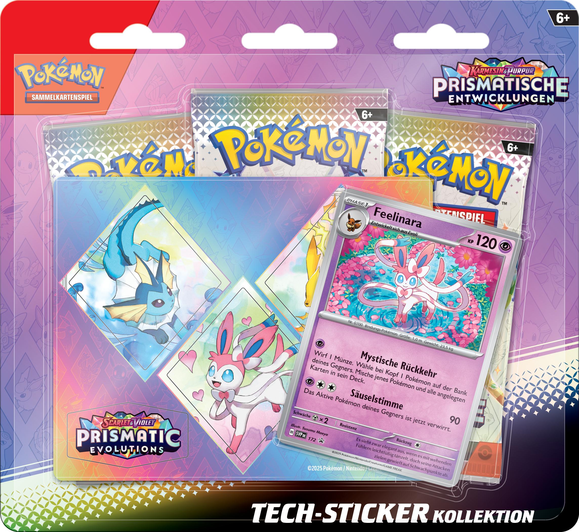Produktbild POKÉMON Sammelkartenspiel - Tech-Sticker-Kollektion Karmesin&Purpur - Prismatische Entwicklungen 4 von 5