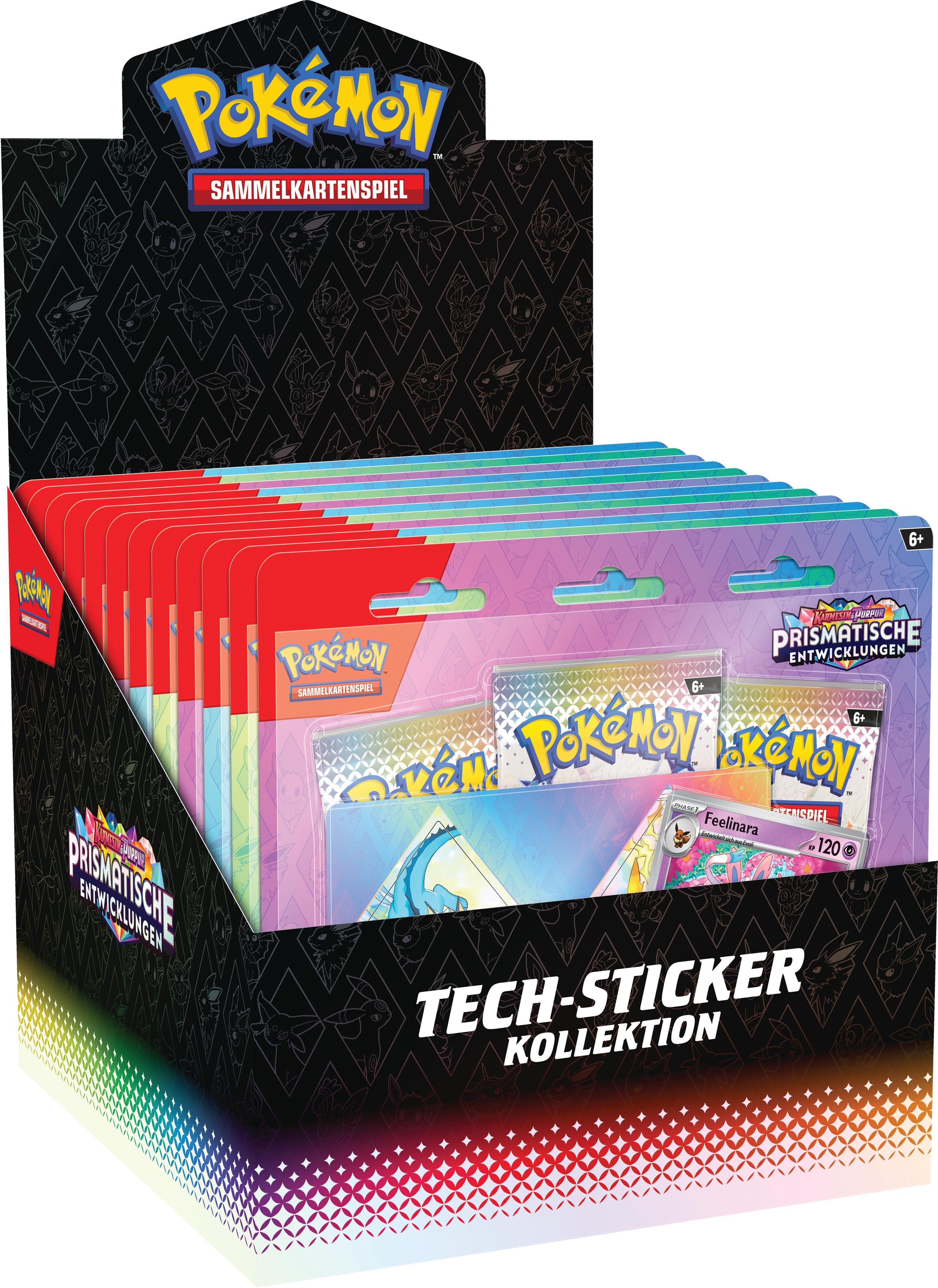 Produktbild POKÉMON Sammelkartenspiel - Tech-Sticker-Kollektion Karmesin&Purpur - Prismatische Entwicklungen 2 von 5