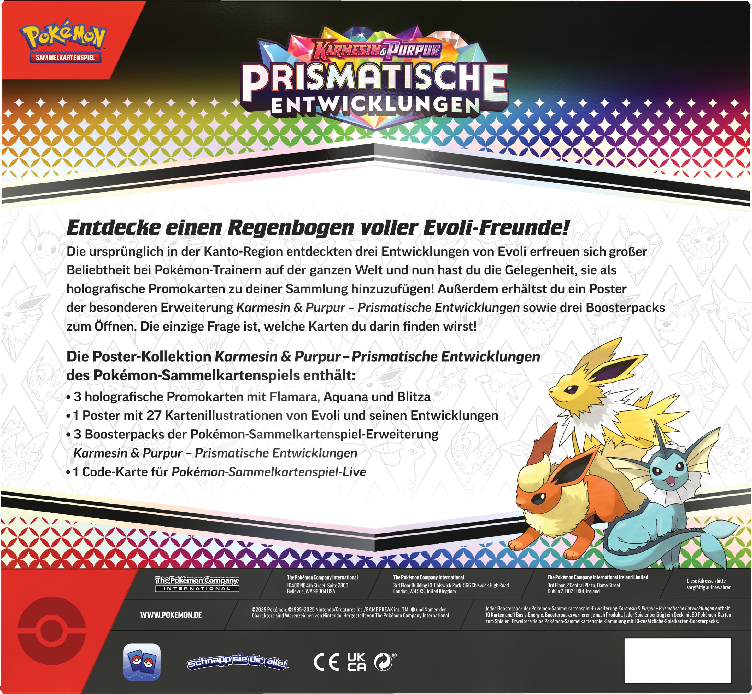 Produktbild POKÉMON Sammelkartenspiel - Poster-Kollektion Karmesin&Purpur - Prismatische Entwicklungen 3 von 7