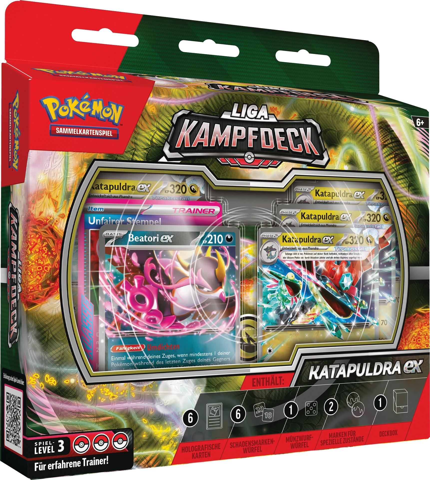 POKÉMON Sammelkartenspiel - Liga-Kampfdeck Katapuldra